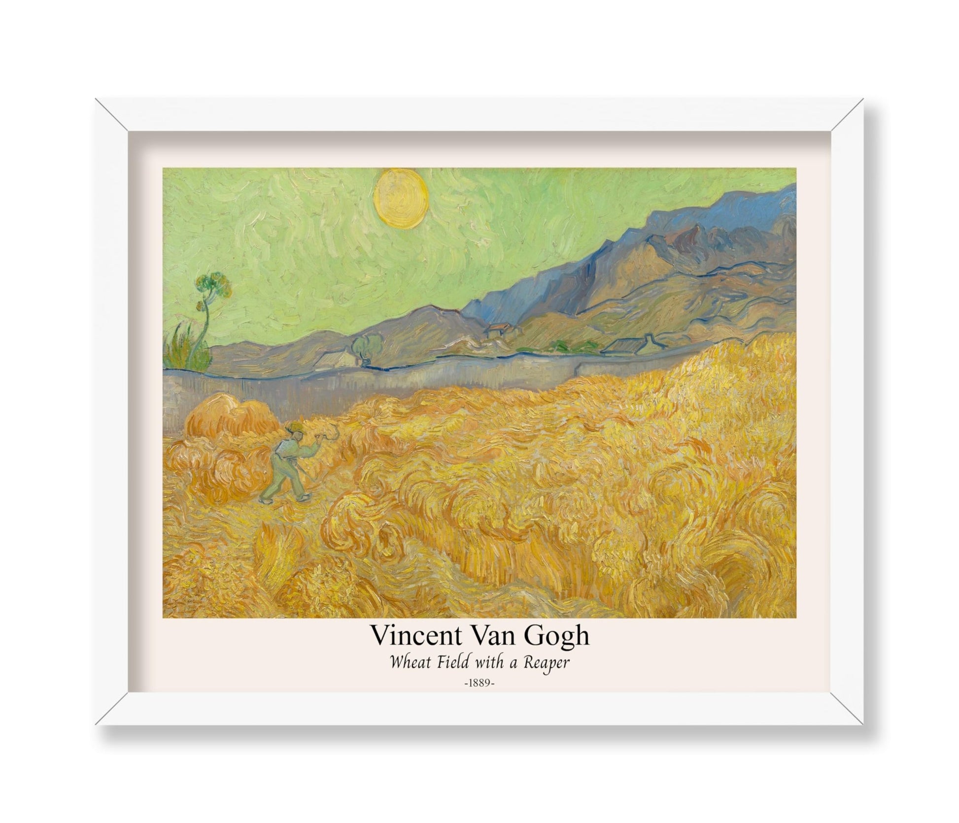Van Gogh - Wheat Field with a Reaper No1
