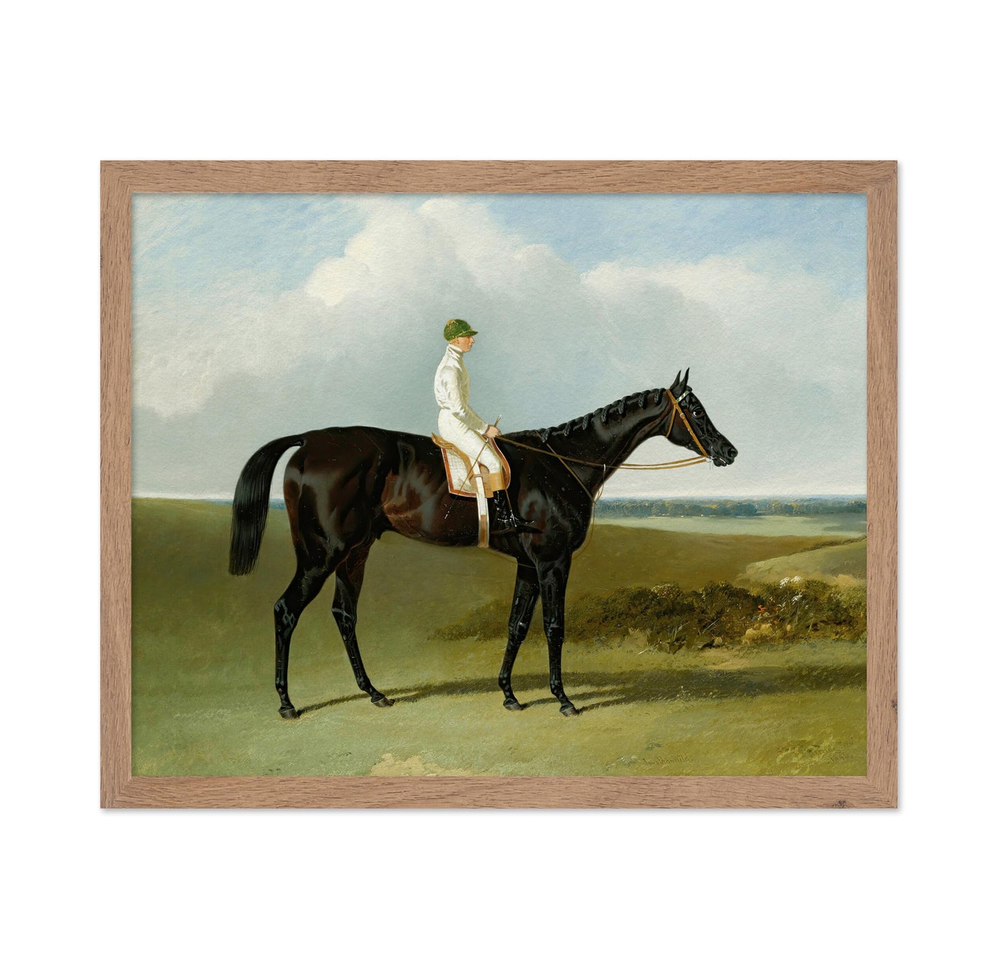Racehorse with Jockey No1