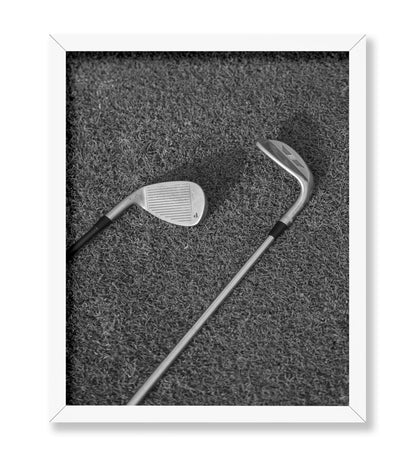 Golf Clubs on the Ground