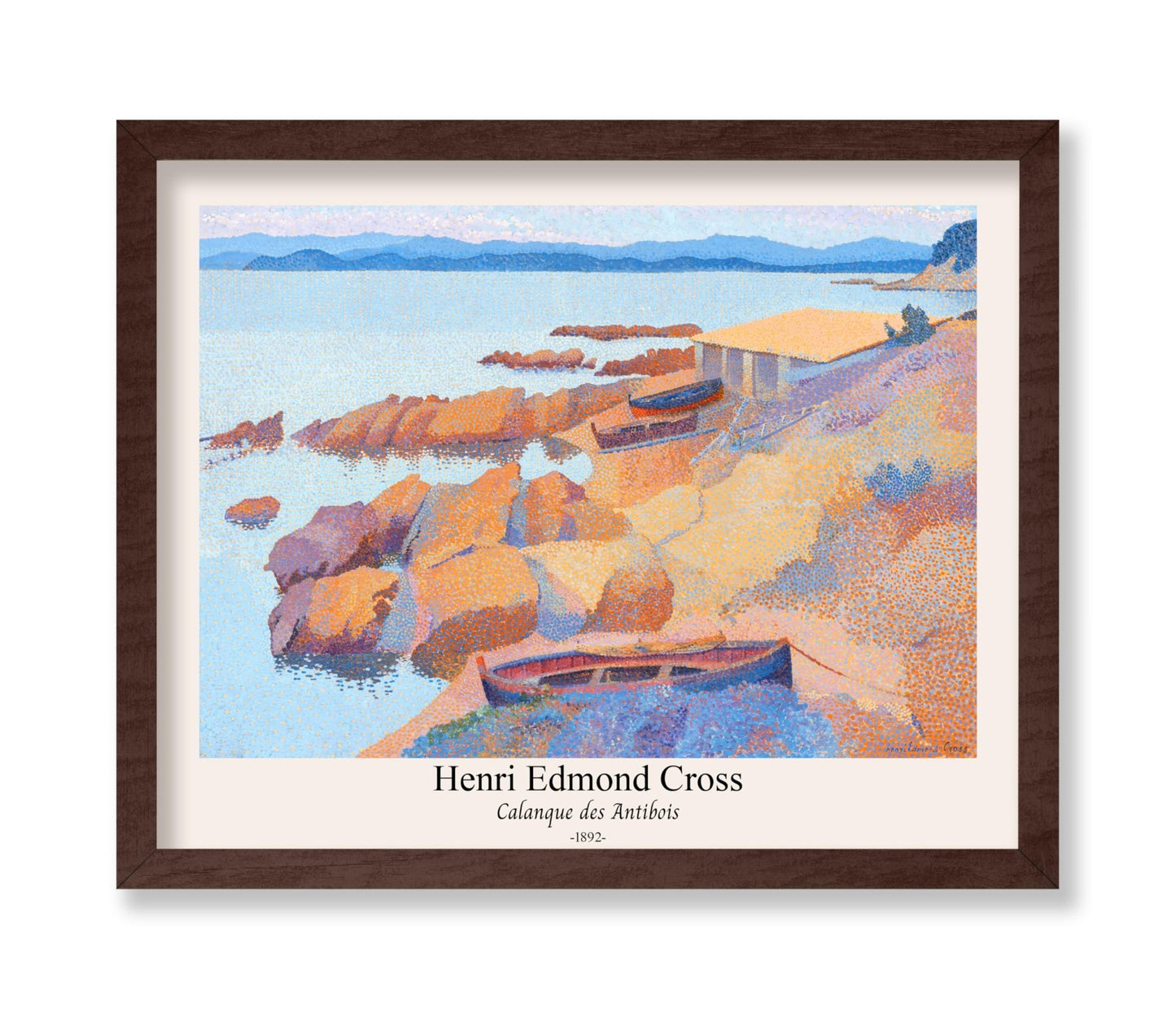 Henri Edmond Cross - Calanque des Antibois No1