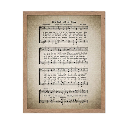 It Is Well With My Soul Hymnal Sheet No2