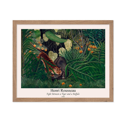 Henri Rousseau - Tiger & Buffalo No1