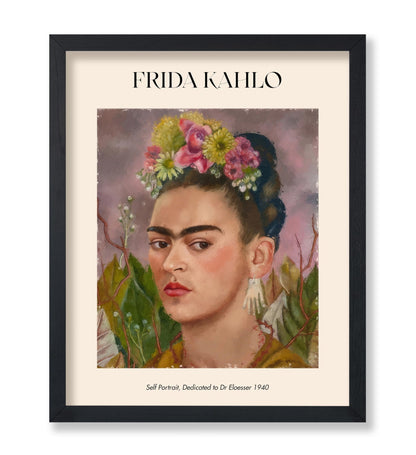 Frida - Self Portrait, Dedicated to Dr. Eloesser