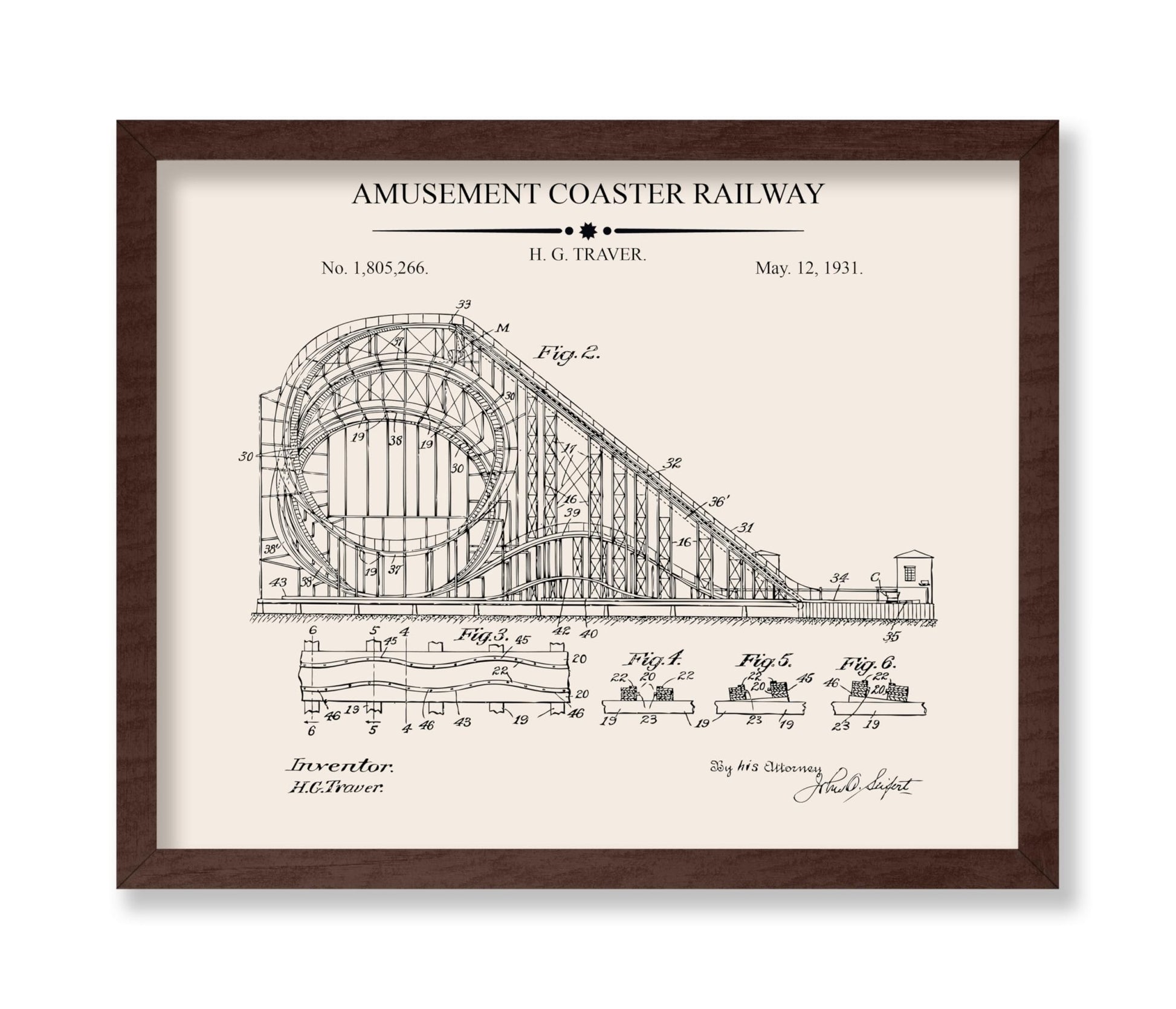 Coney Island Cyclone Blueprint