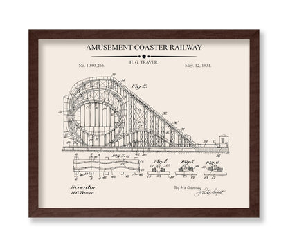 Coney Island Cyclone Blueprint