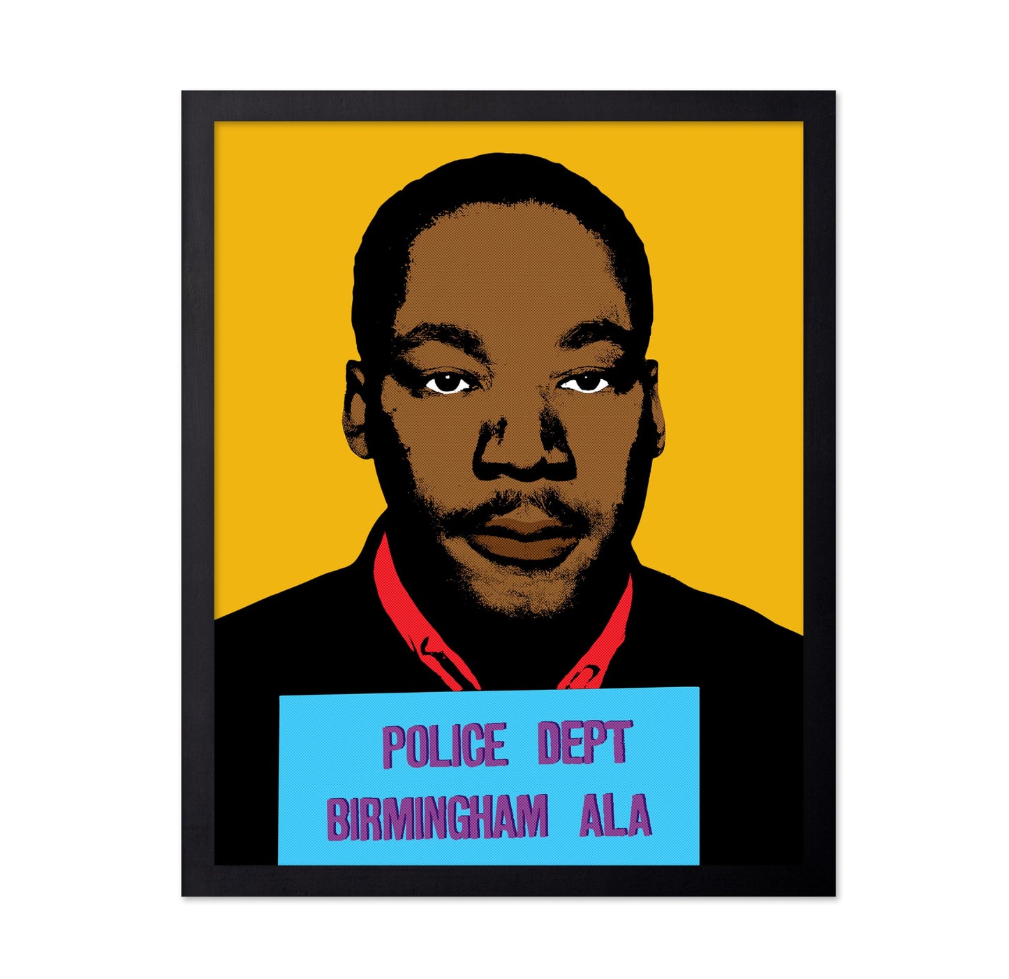 Martin Luther King Mugshot No3