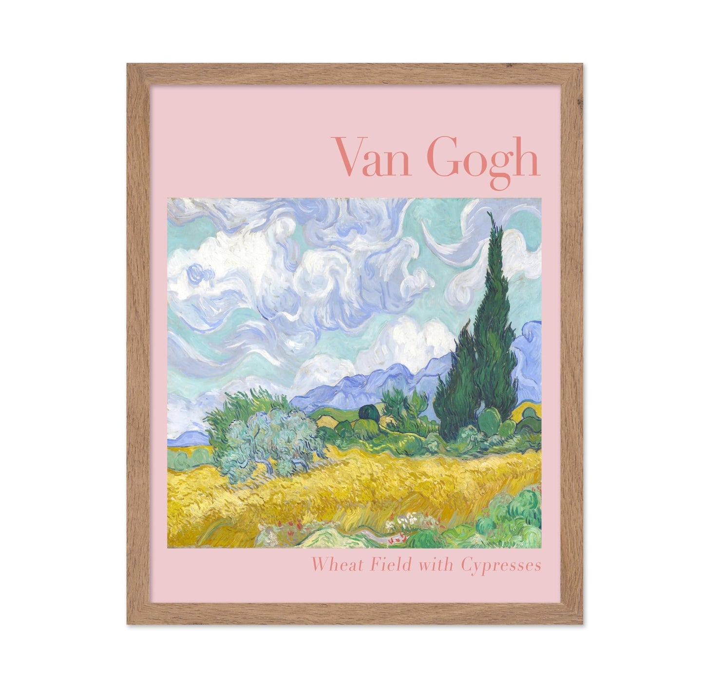 Van Gogh - Wheat Field with Cypresses No2