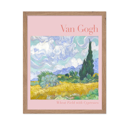 Van Gogh - Wheat Field with Cypresses No2