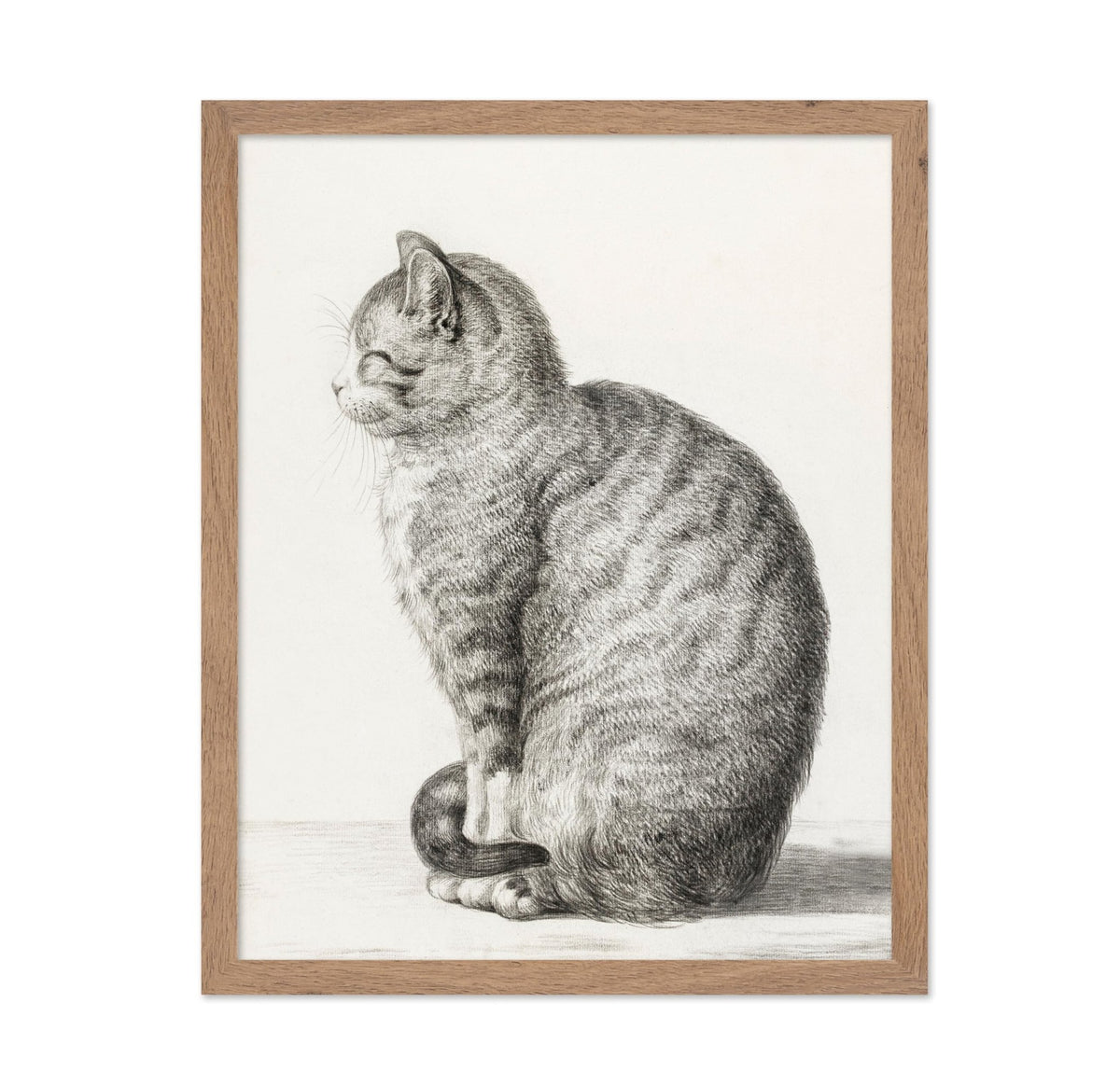 Jean Bernard - Sitting Cat, Facing Left
