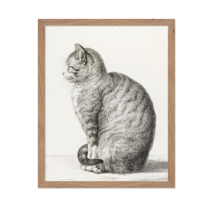 Jean Bernard - Sitting Cat, Facing Left