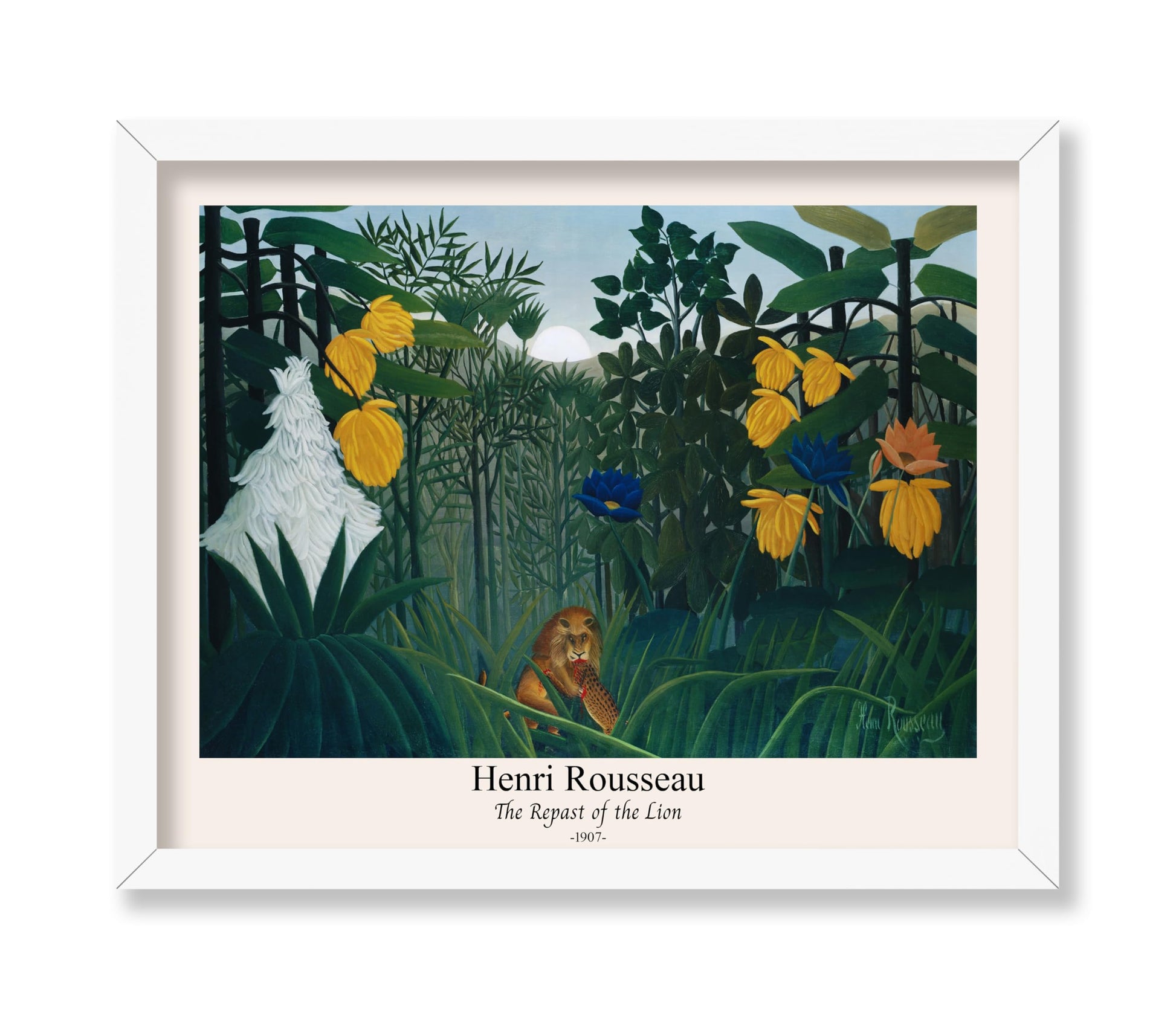 Henri Rousseau - Repast of the Lion No1