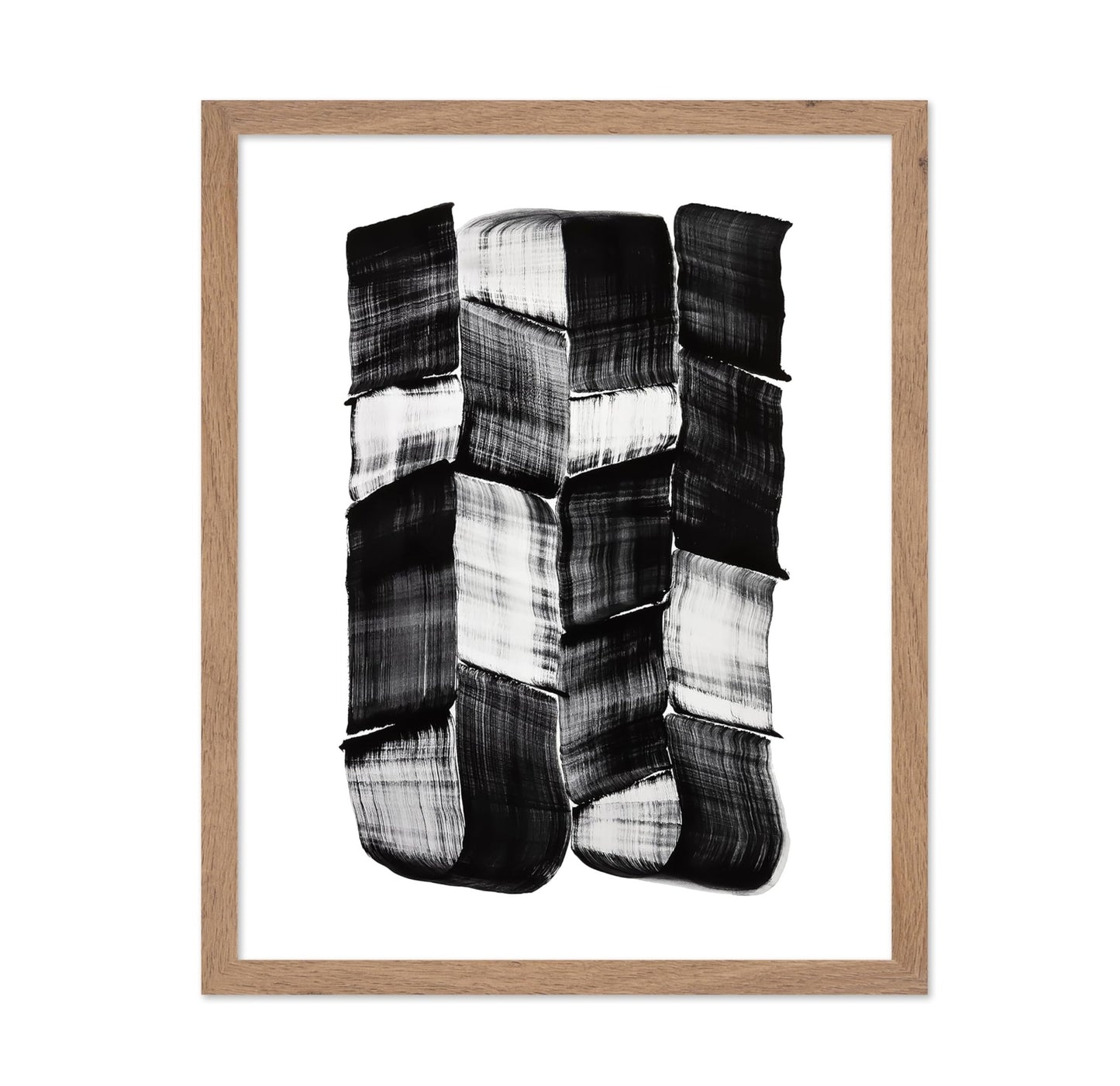 Black Ink Brushstrokes
