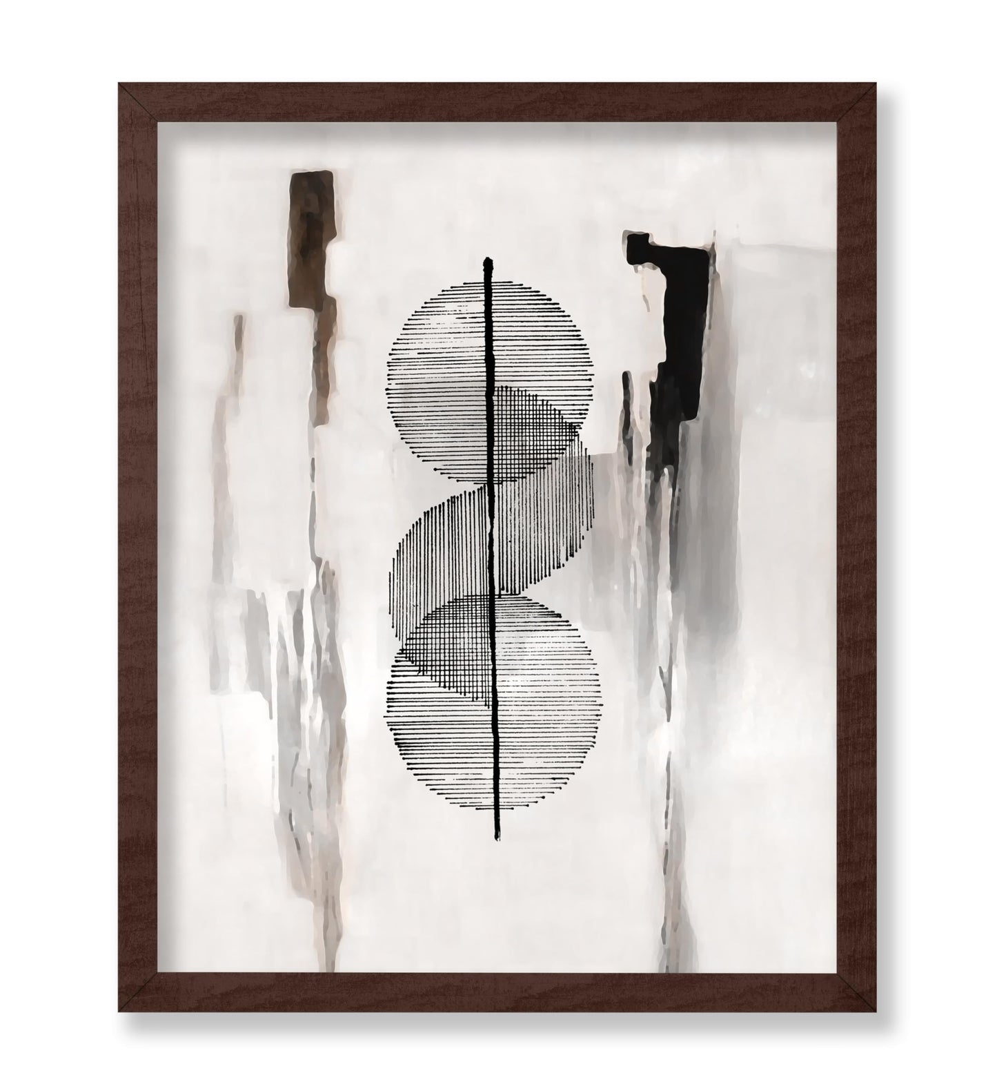 Line on Ink Wash