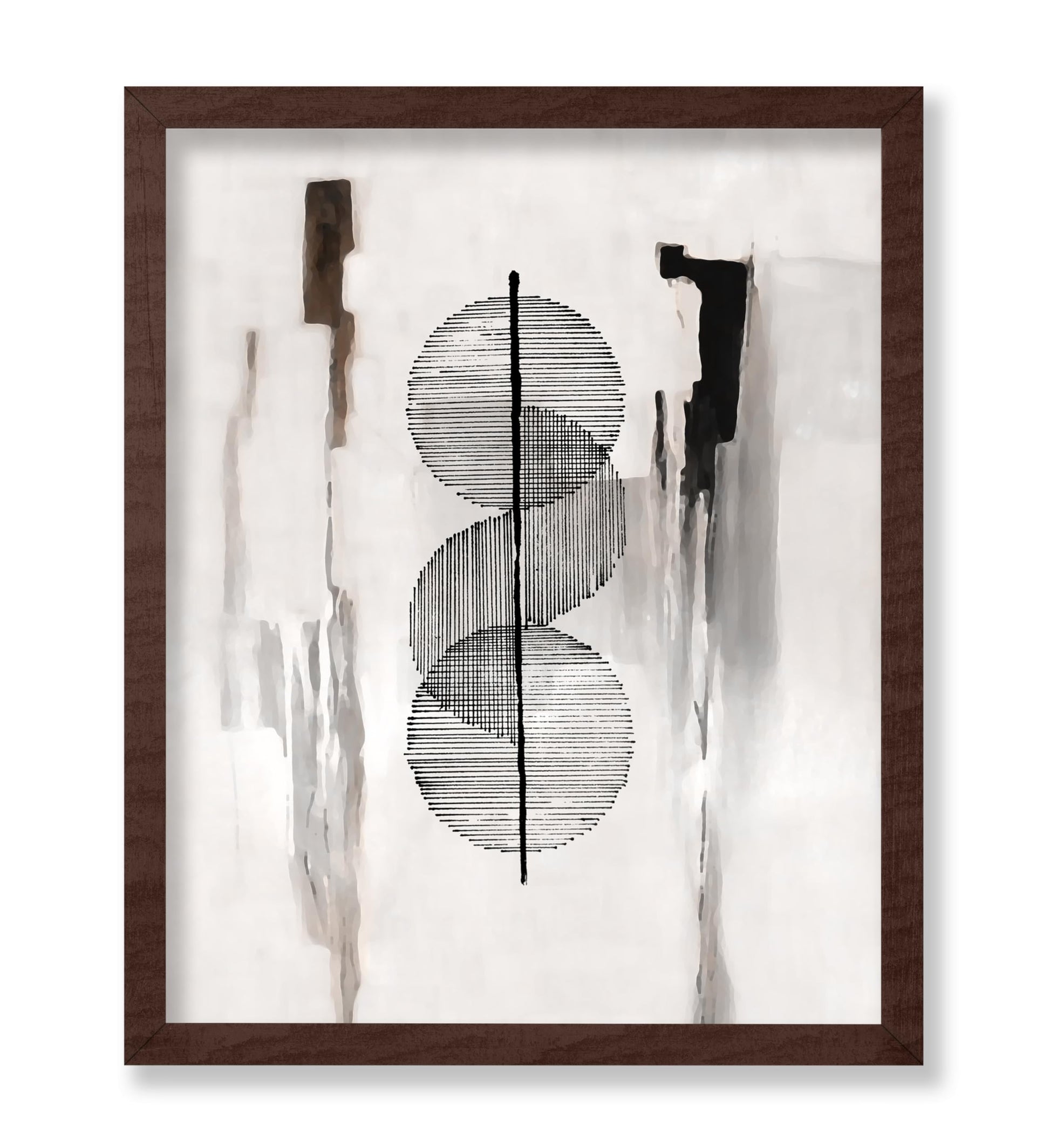 Line on Ink Wash