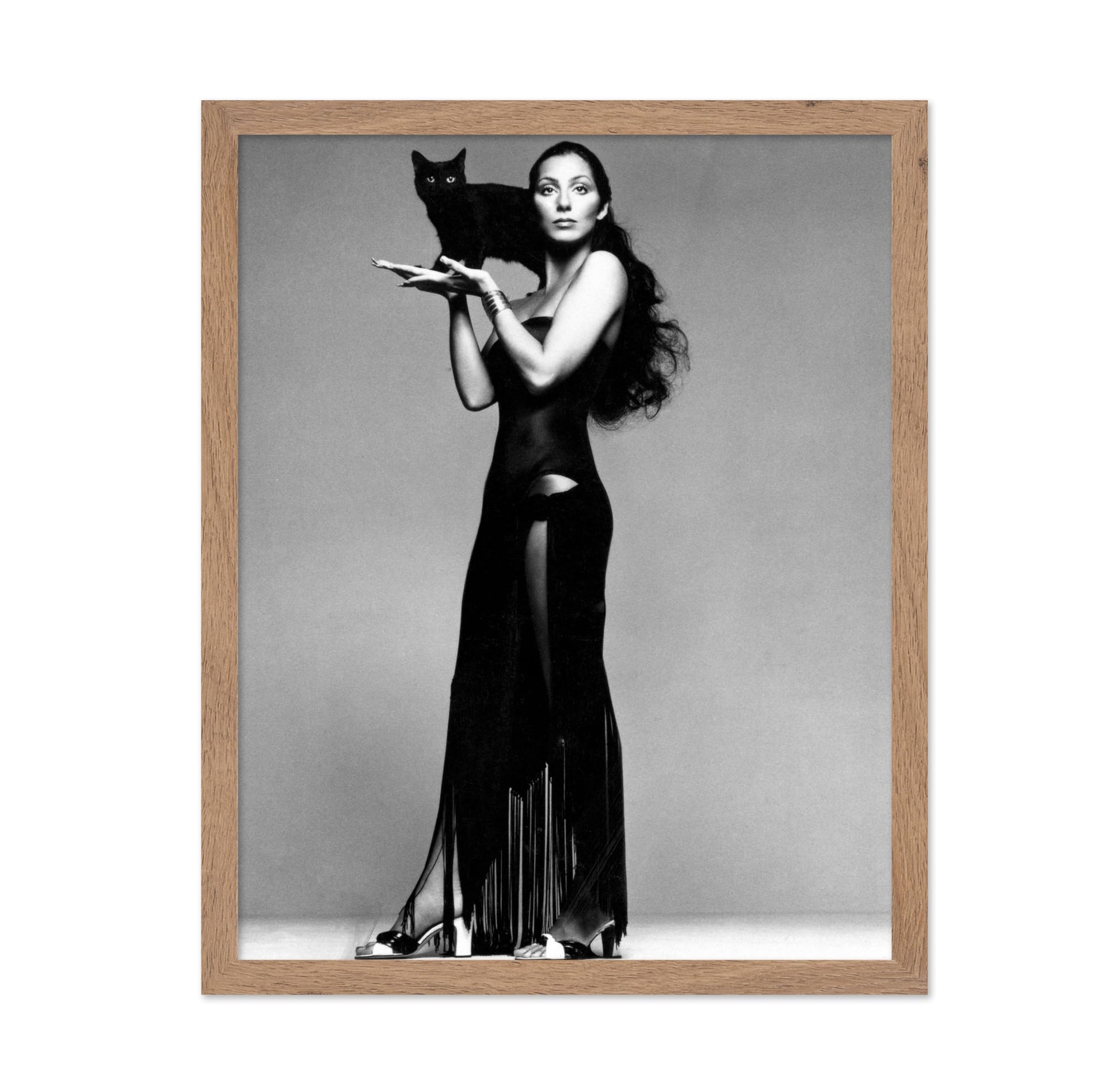 Lady & Black Cat