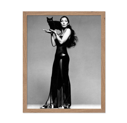 Lady & Black Cat