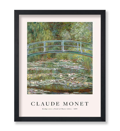 Claude Monet - Bridge Over A Pond of Water Lilies