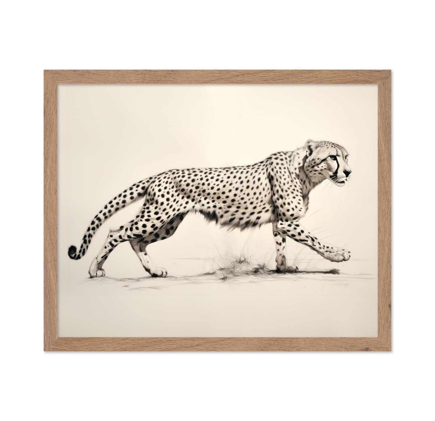 Striding Cheetah