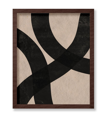 Black Ink Curved Strokes