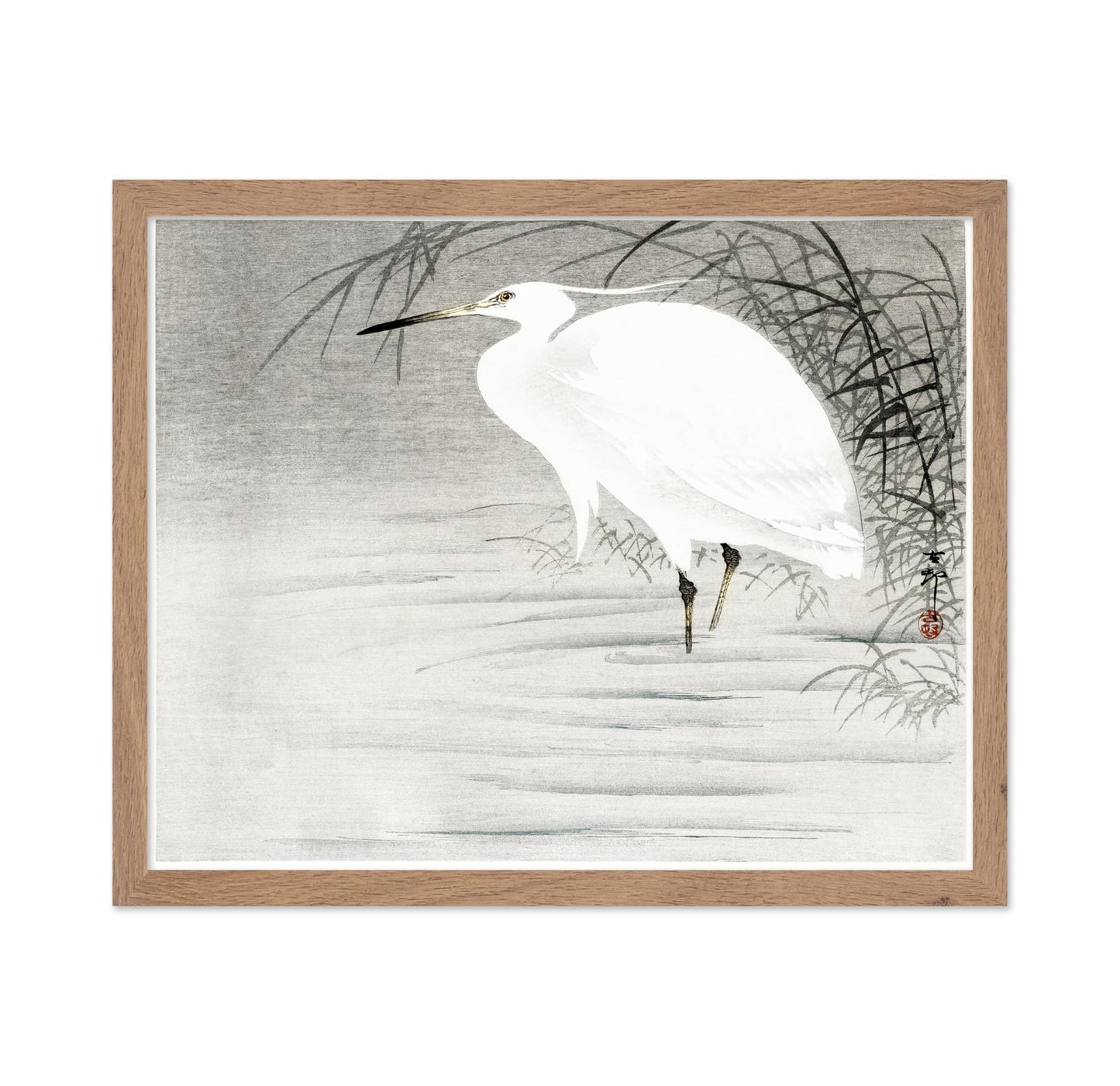 Ohara Koson - Little Egret No2