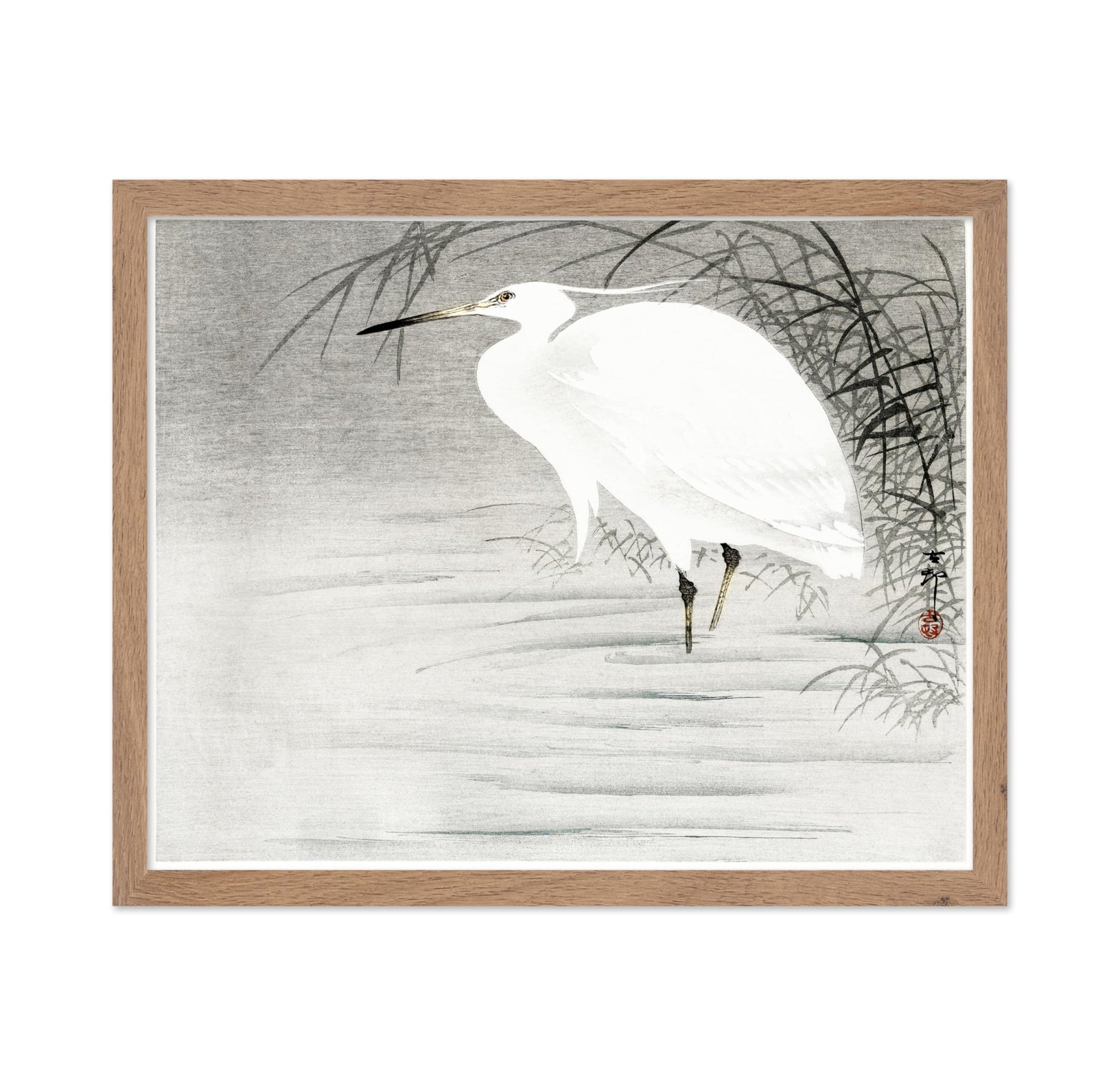Ohara Koson - Little Egret No2