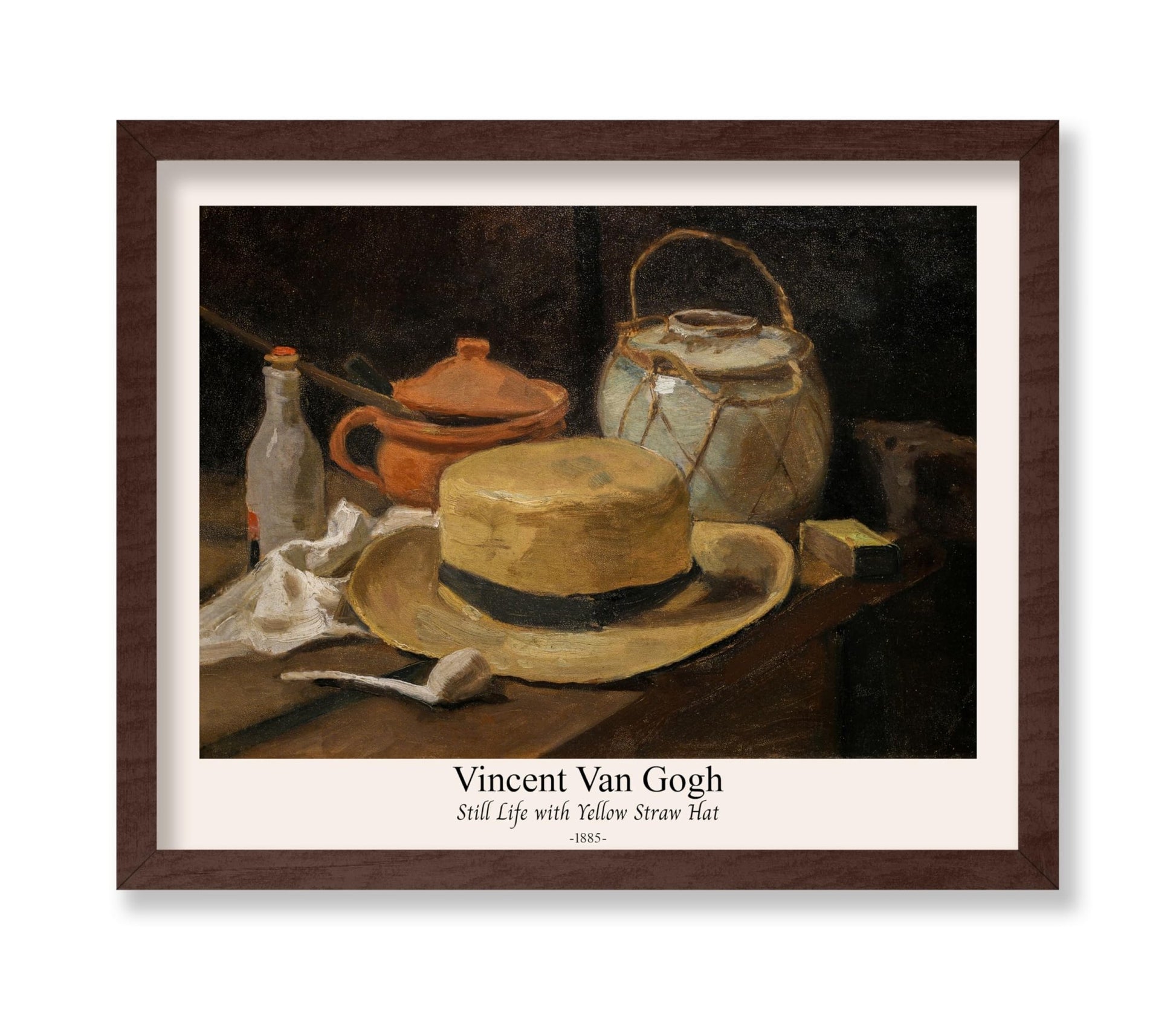 Van Gogh - Still Life with Yellow Straw Hat No1