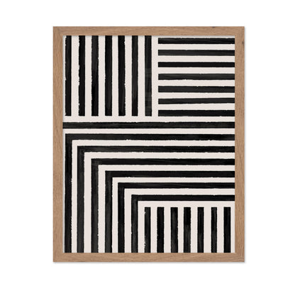 Geometric Line Drawing No2