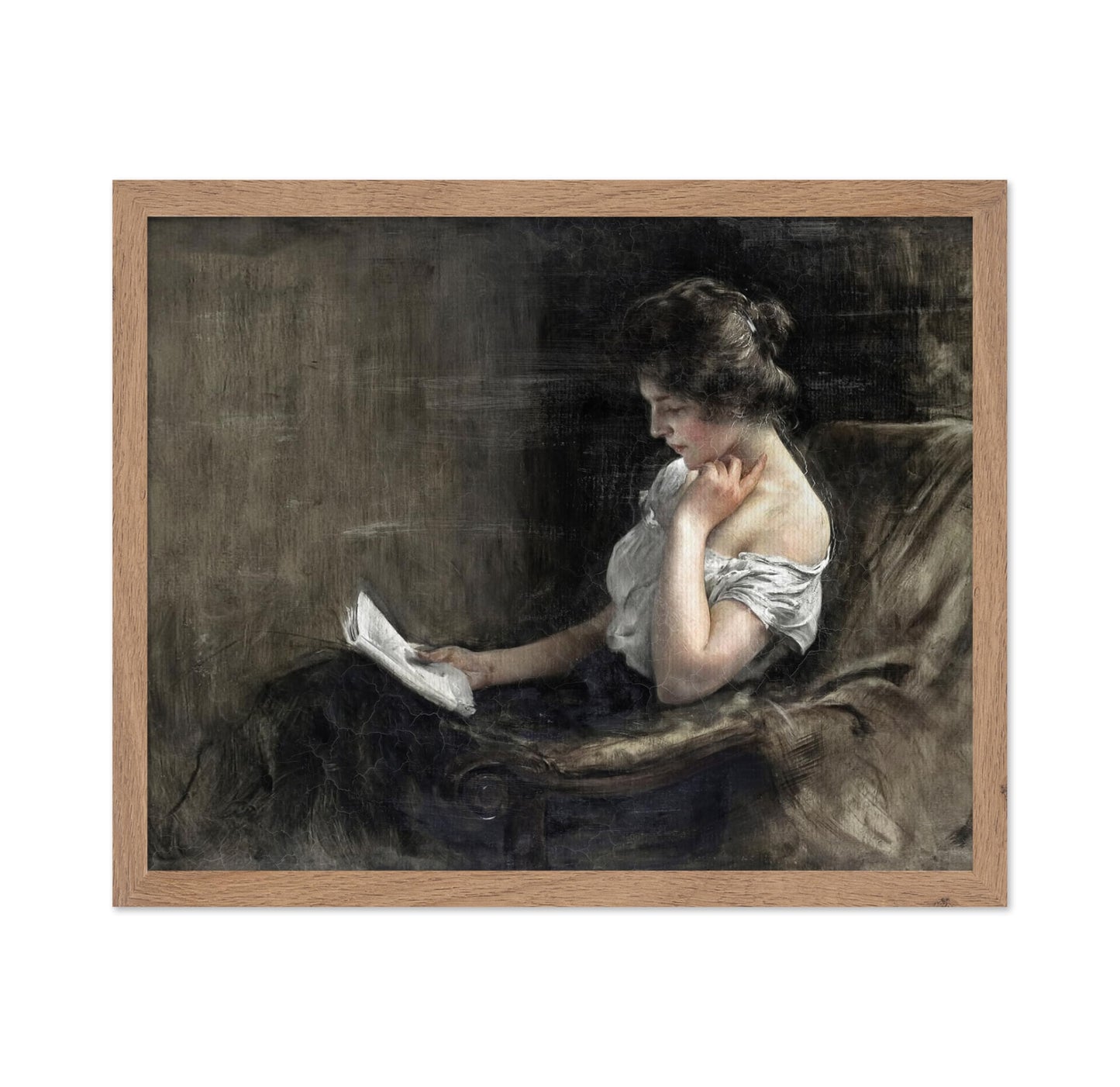 Caspar Ritter - Lesende junge Frau