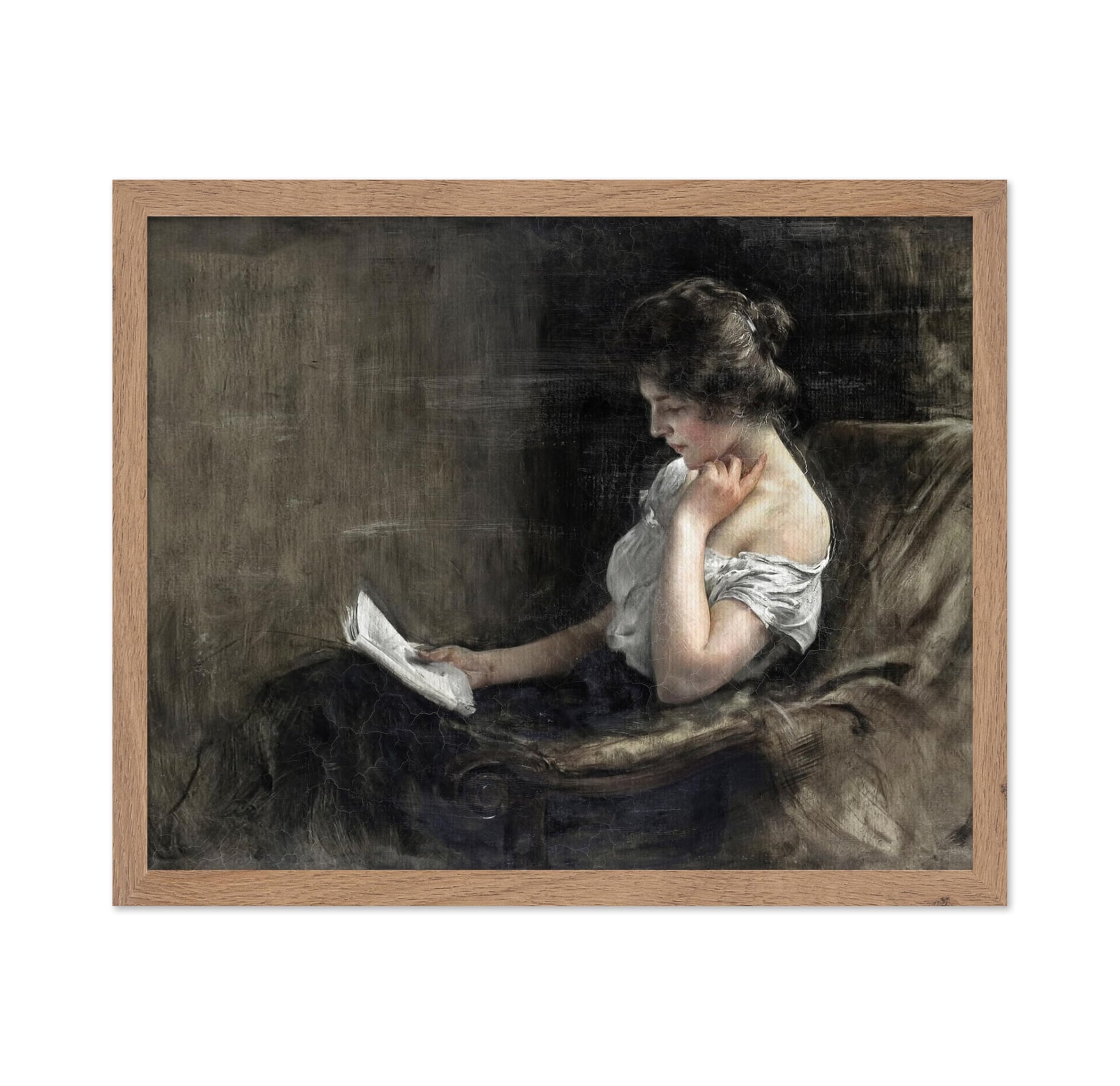 Caspar Ritter - Lesende junge Frau