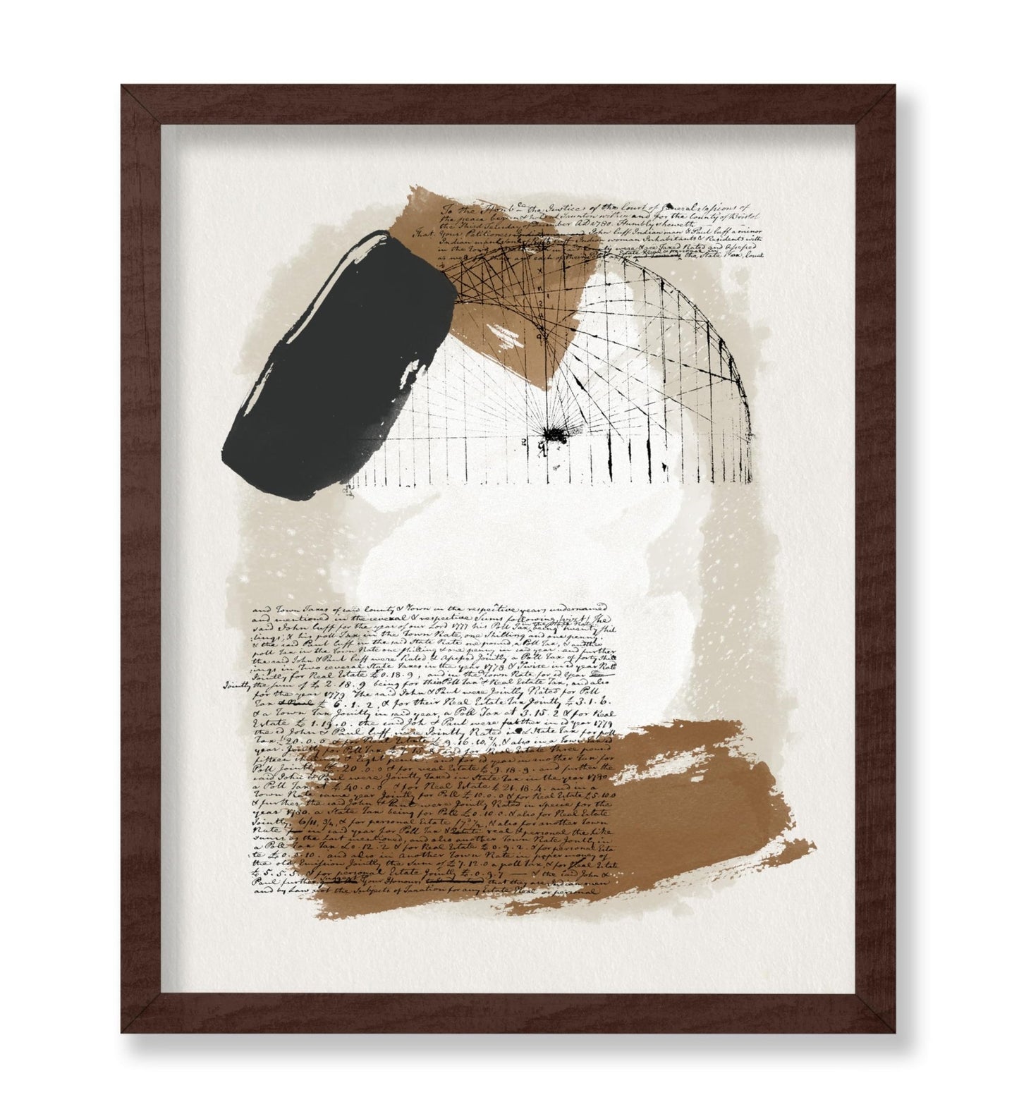 Abstract Written Message