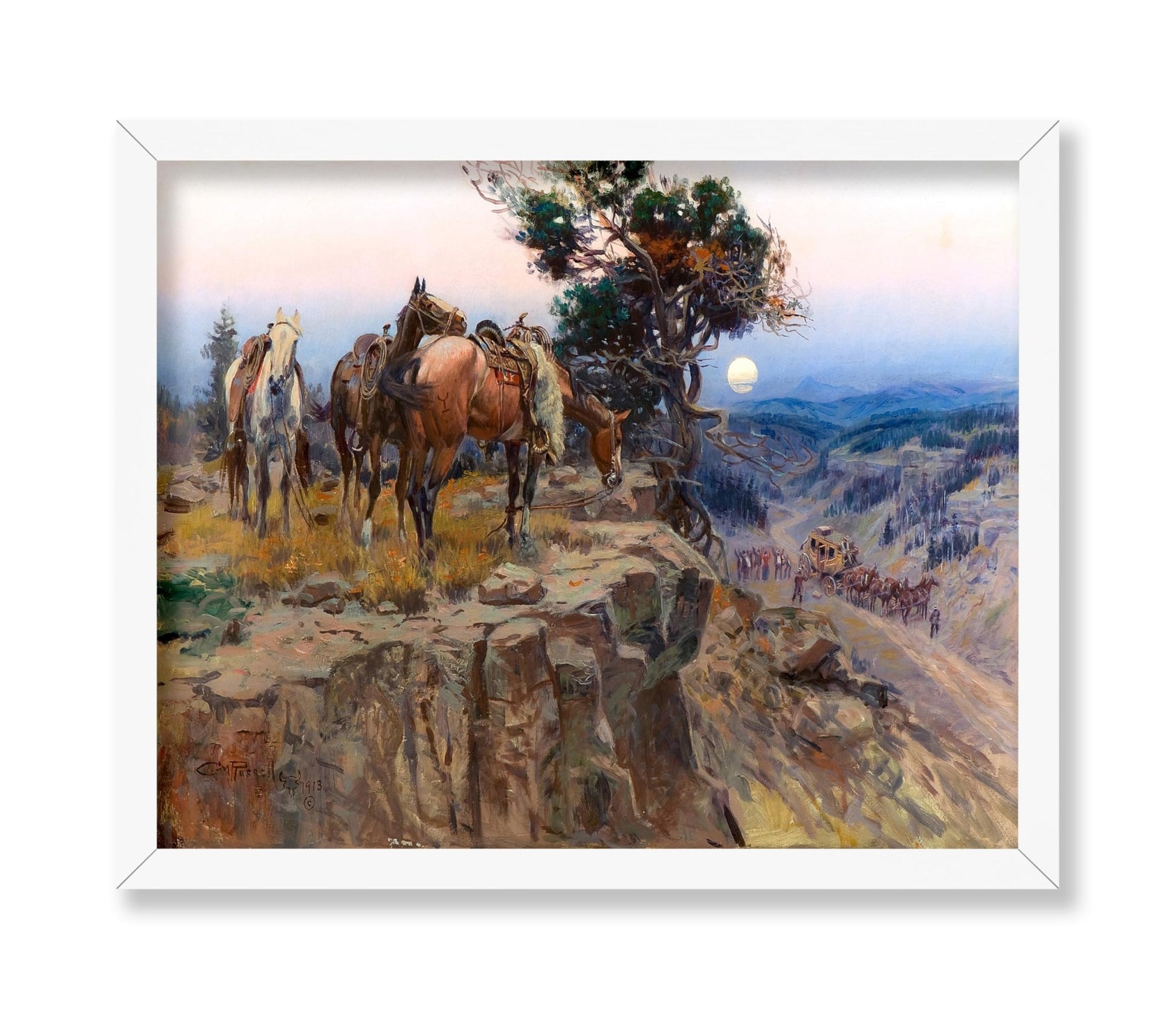 Charles Marion Russell - Innocent Allies, The Holdup