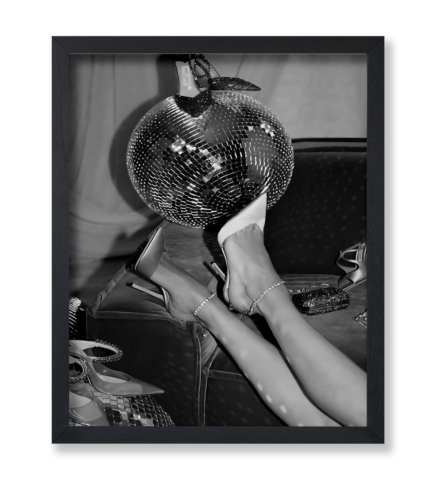 High Heels on Disco Ball No1