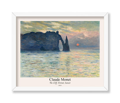 Claude Monet - The Cliff