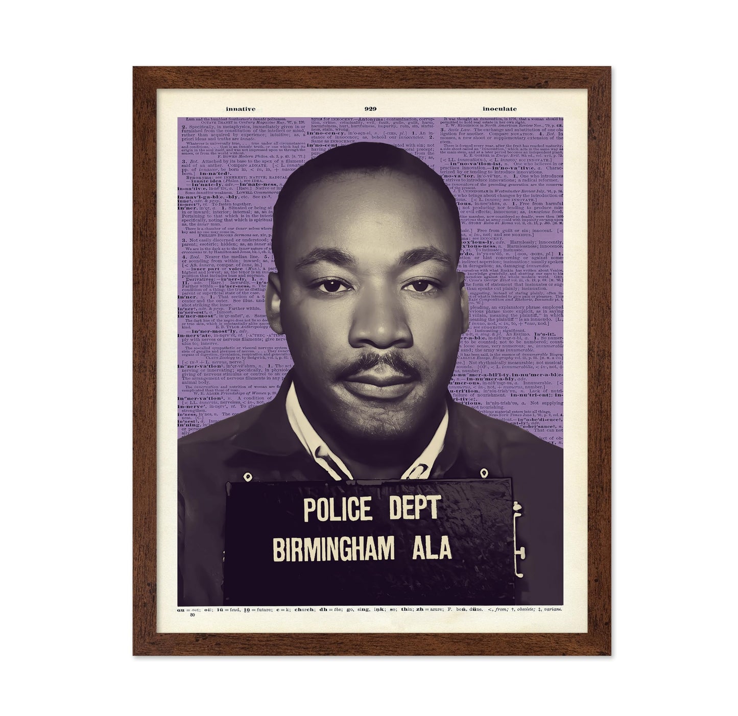 Martin Luther King Mugshot No2