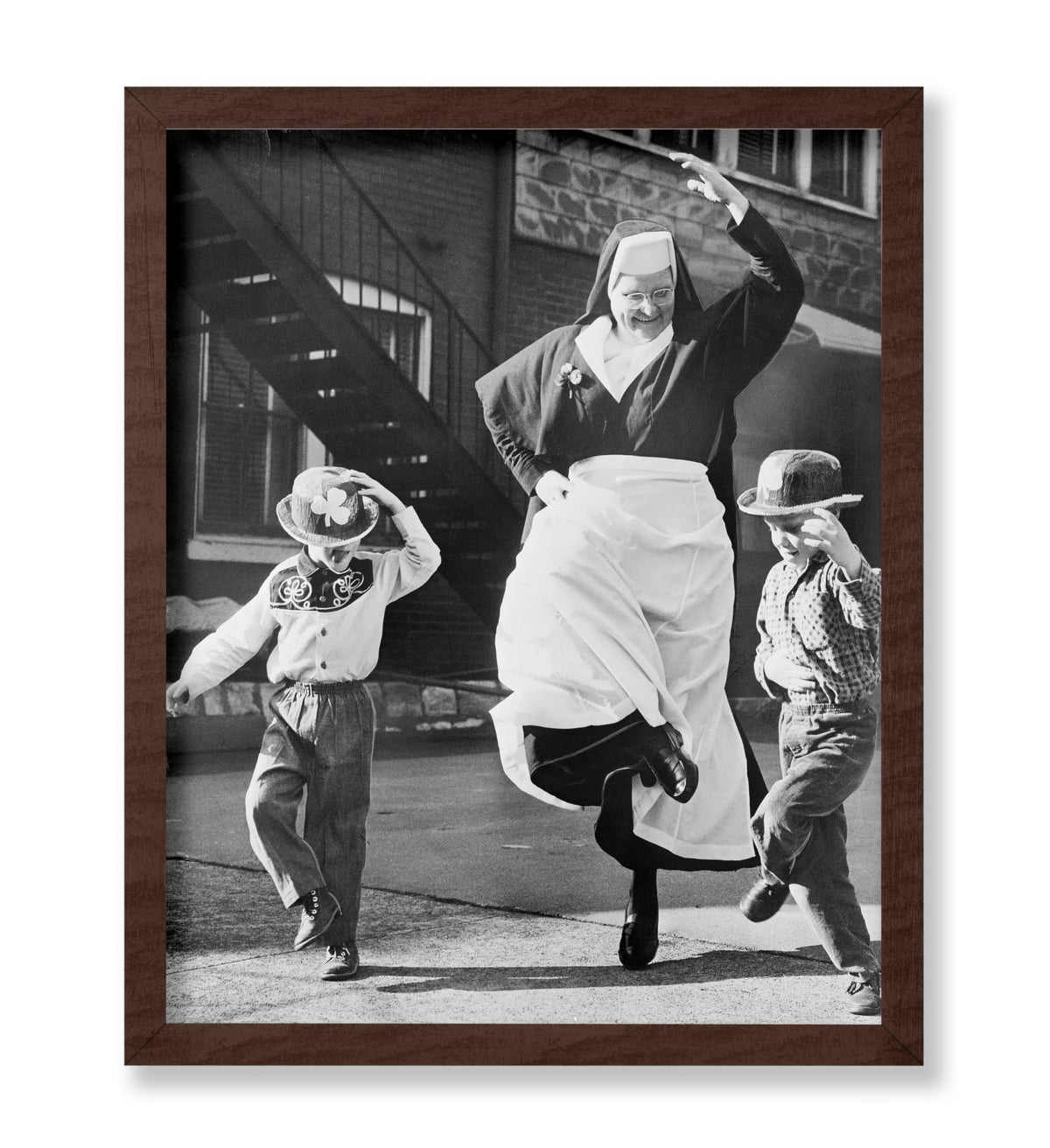 Nun Dancing With Children