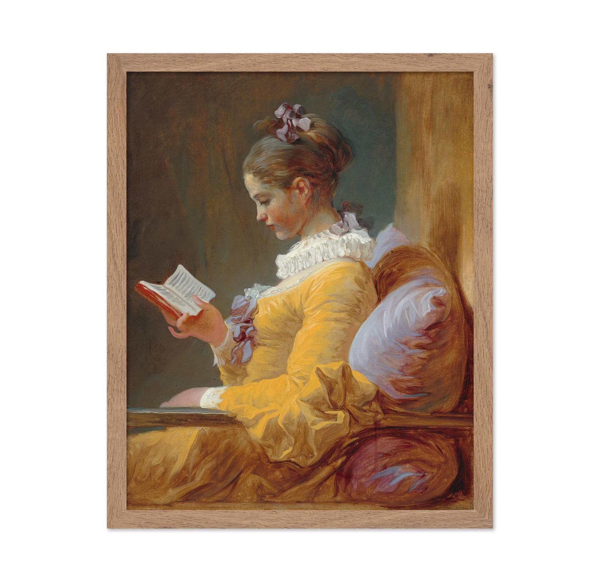 A Young Girl Reading