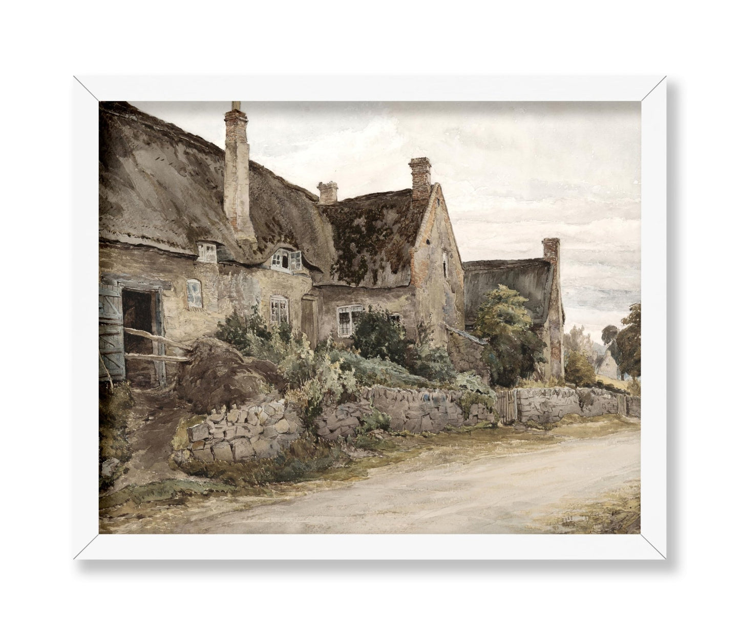 Thatched Cottage with Barn
