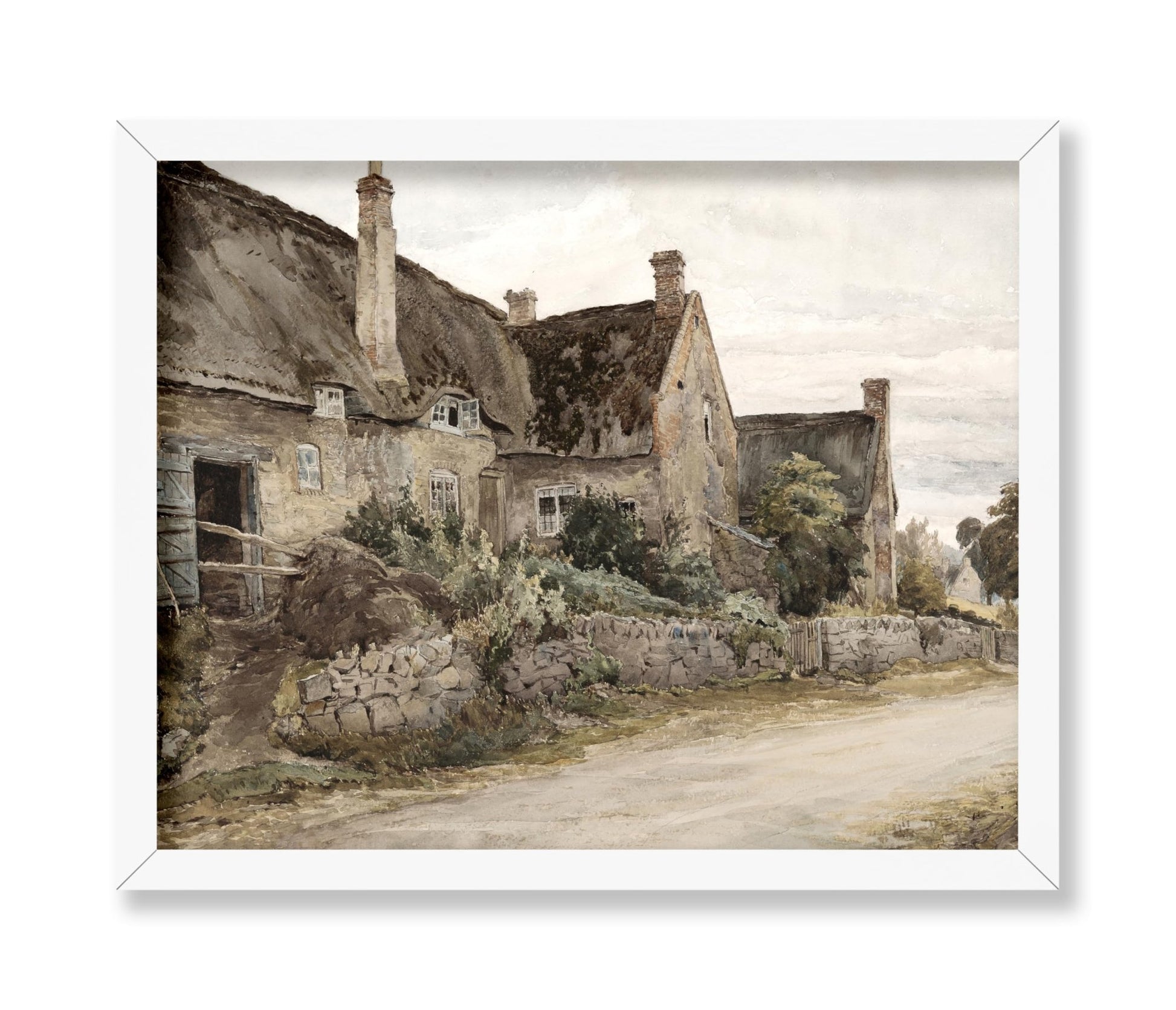 Thatched Cottage with Barn