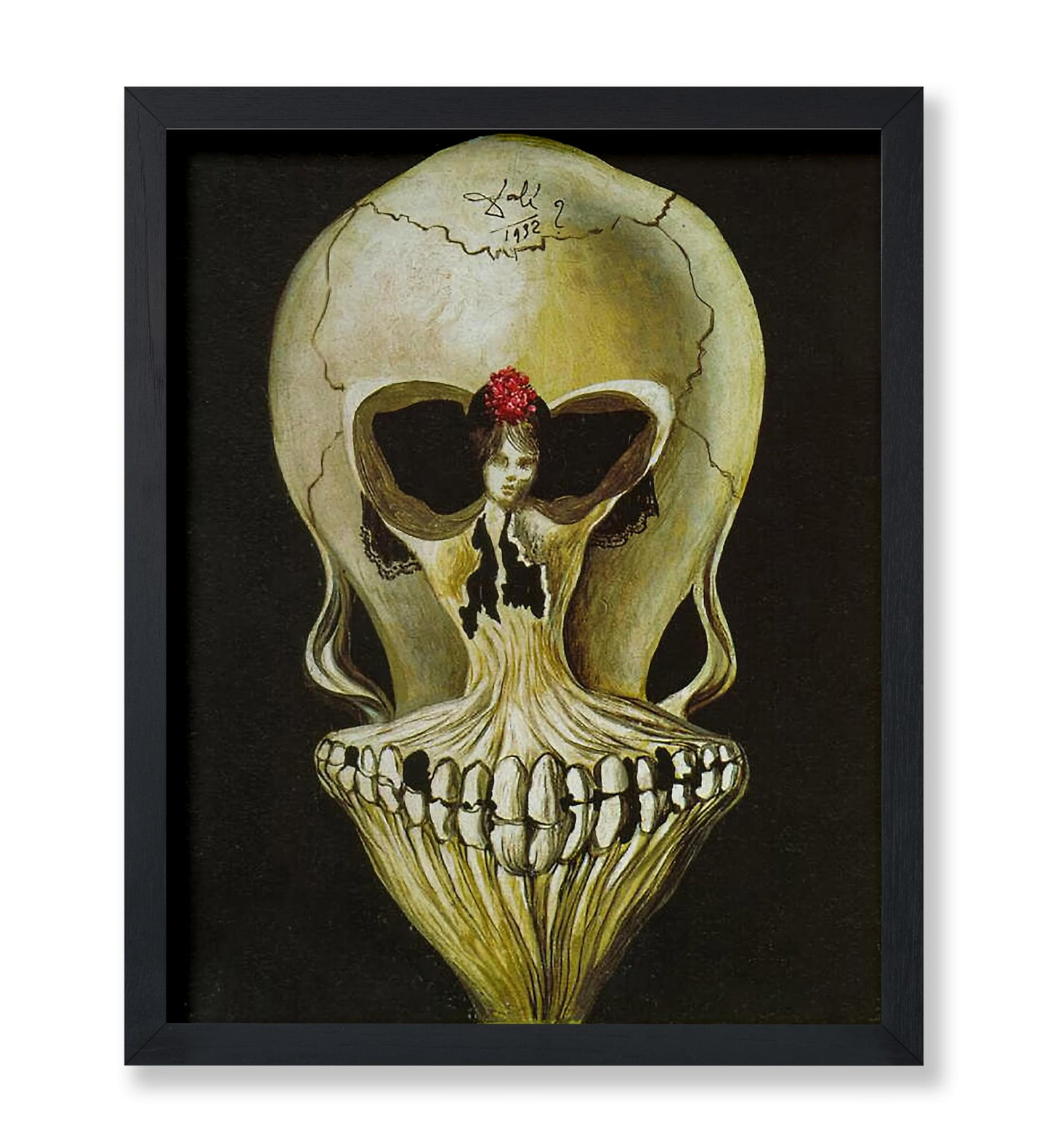 Salvador Dali - Ballerina in a Death's Head