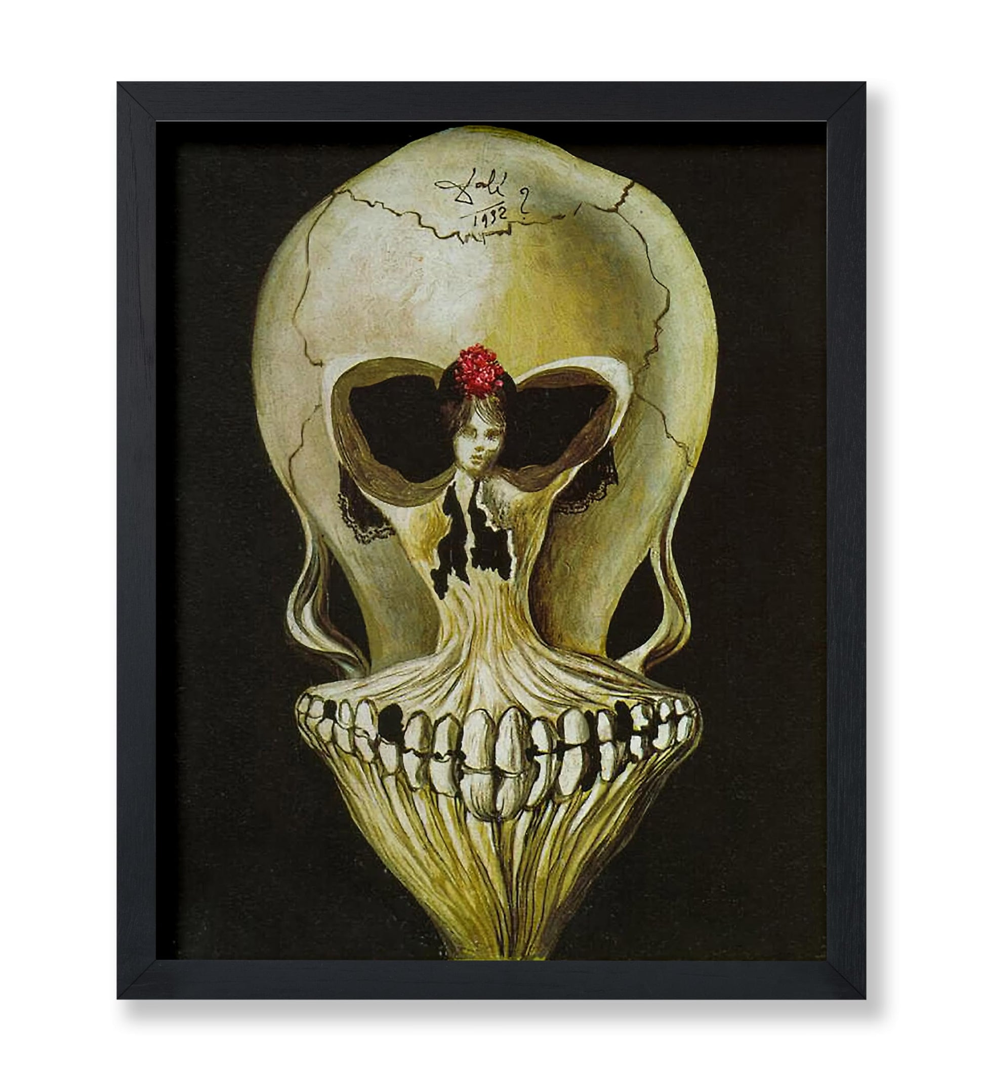 Salvador Dali - Ballerina in a Death's Head