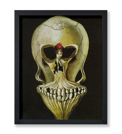 Salvador Dali - Ballerina in a Death's Head
