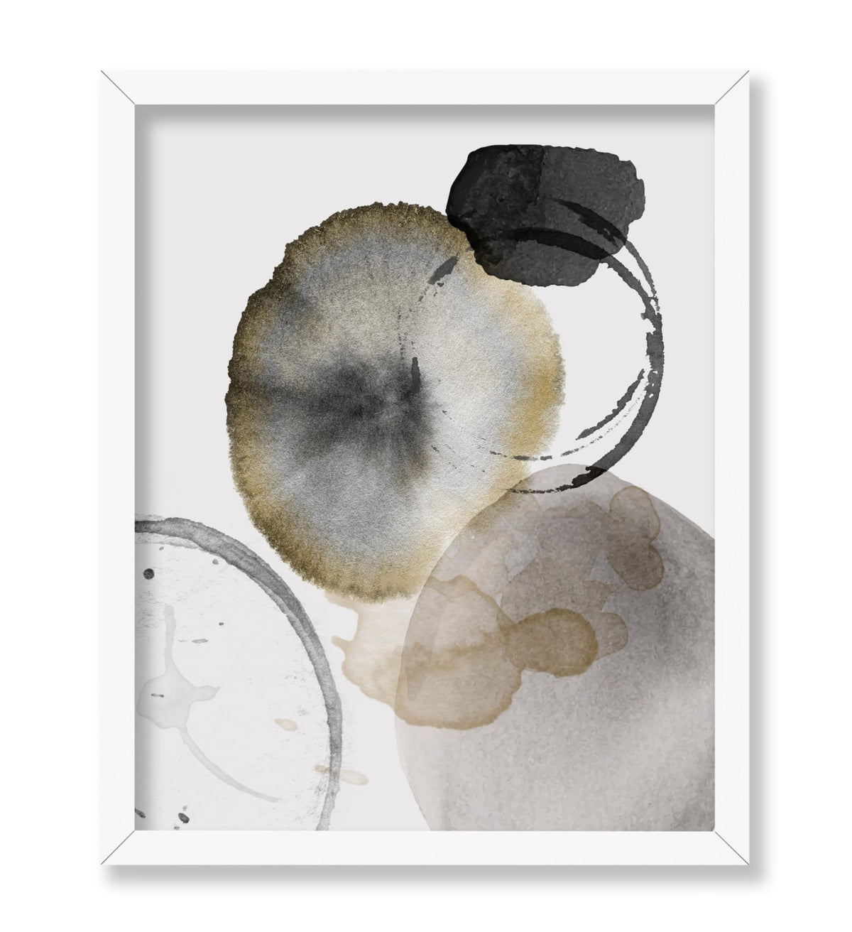 Watercolor Circles No3