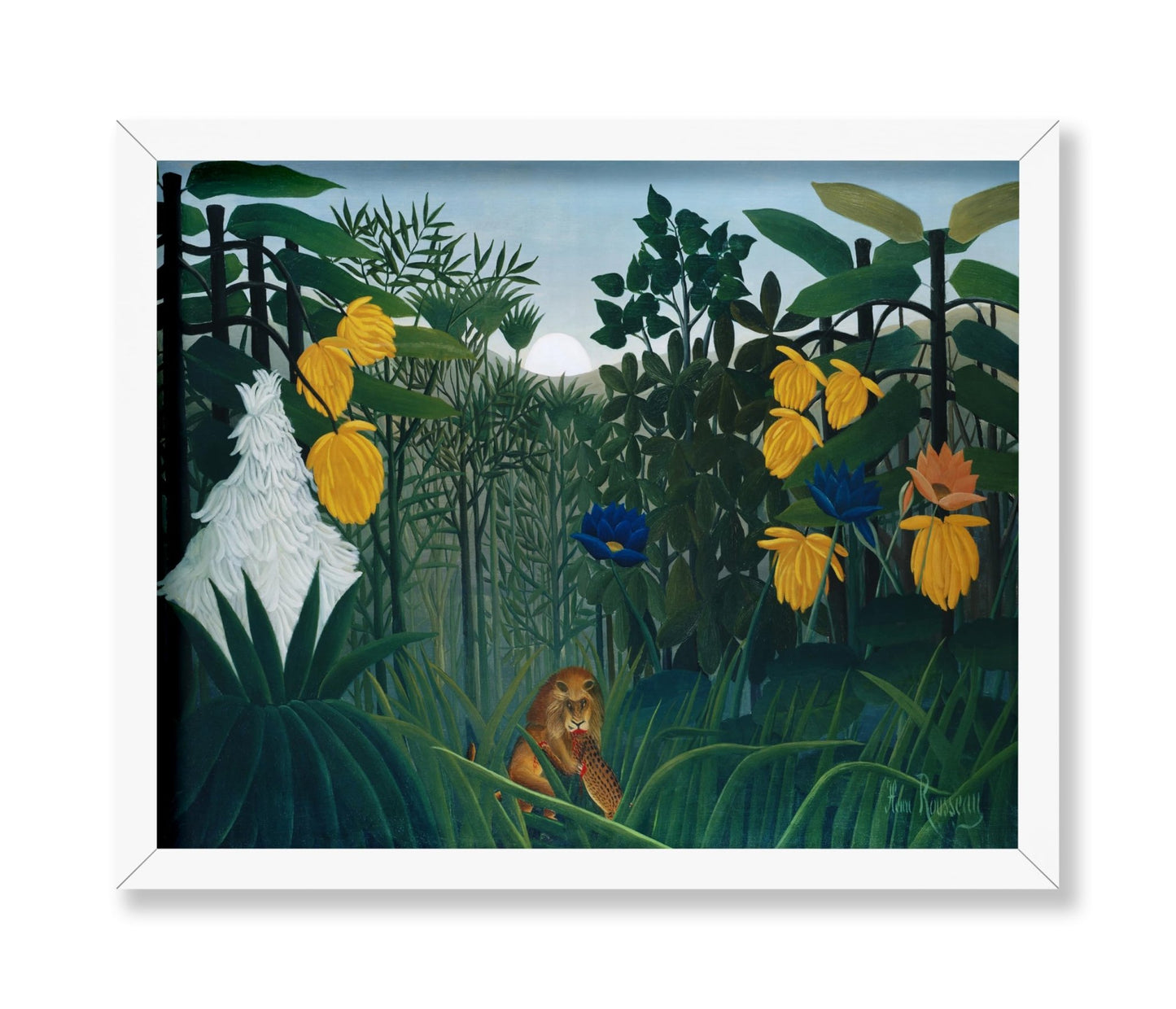 Henri Rousseau - Repast of the Lion No2