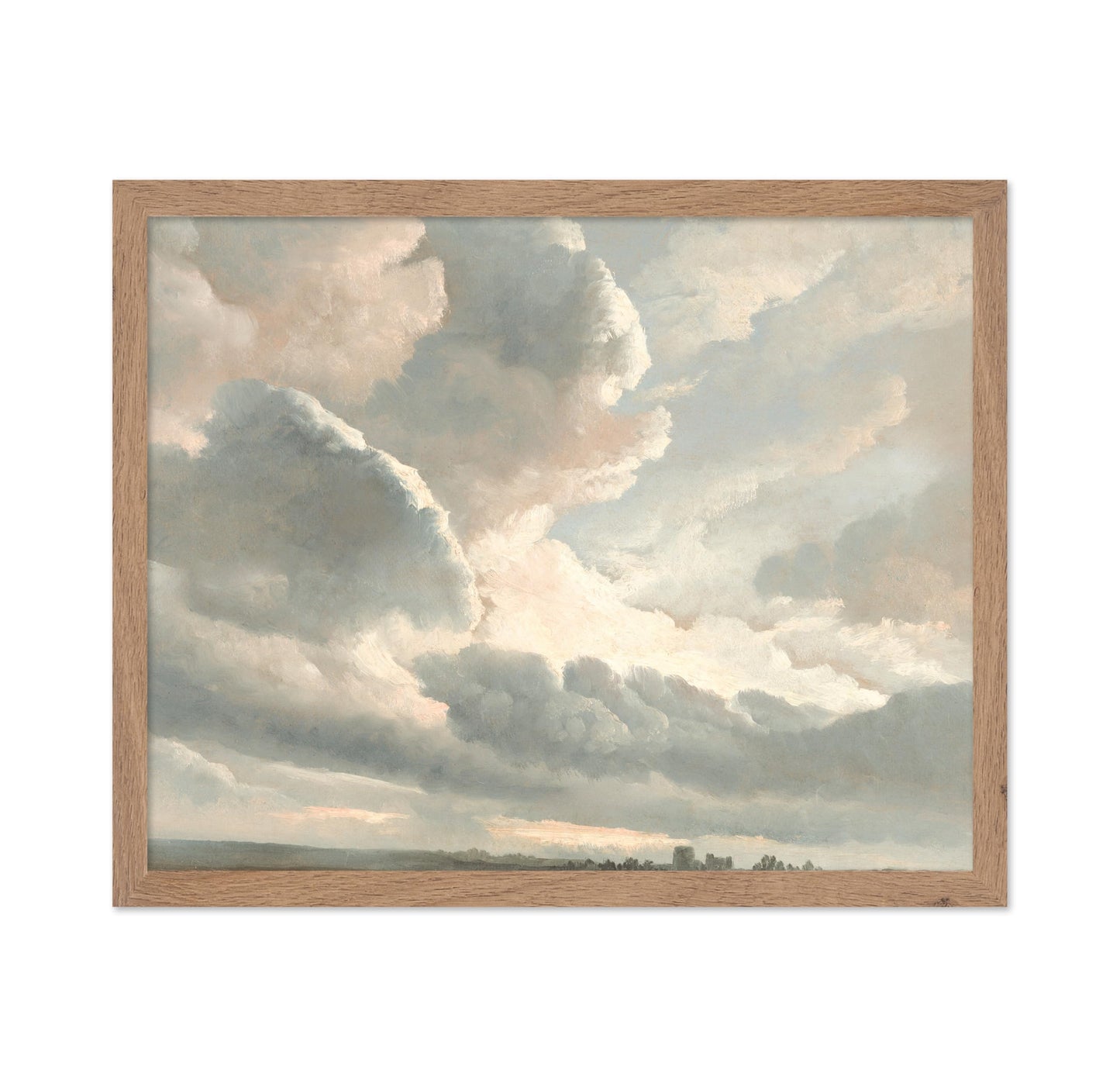 Study of Clouds with a Sunset