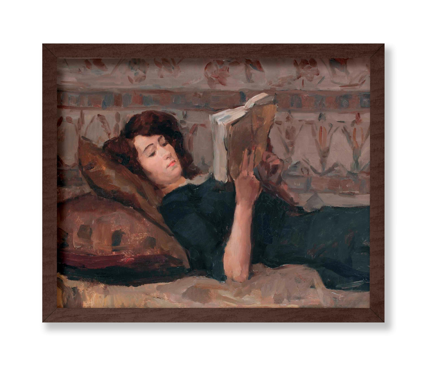 Girl Reading on a Divan