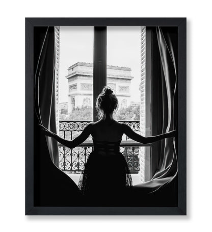 Girl in Paris Window