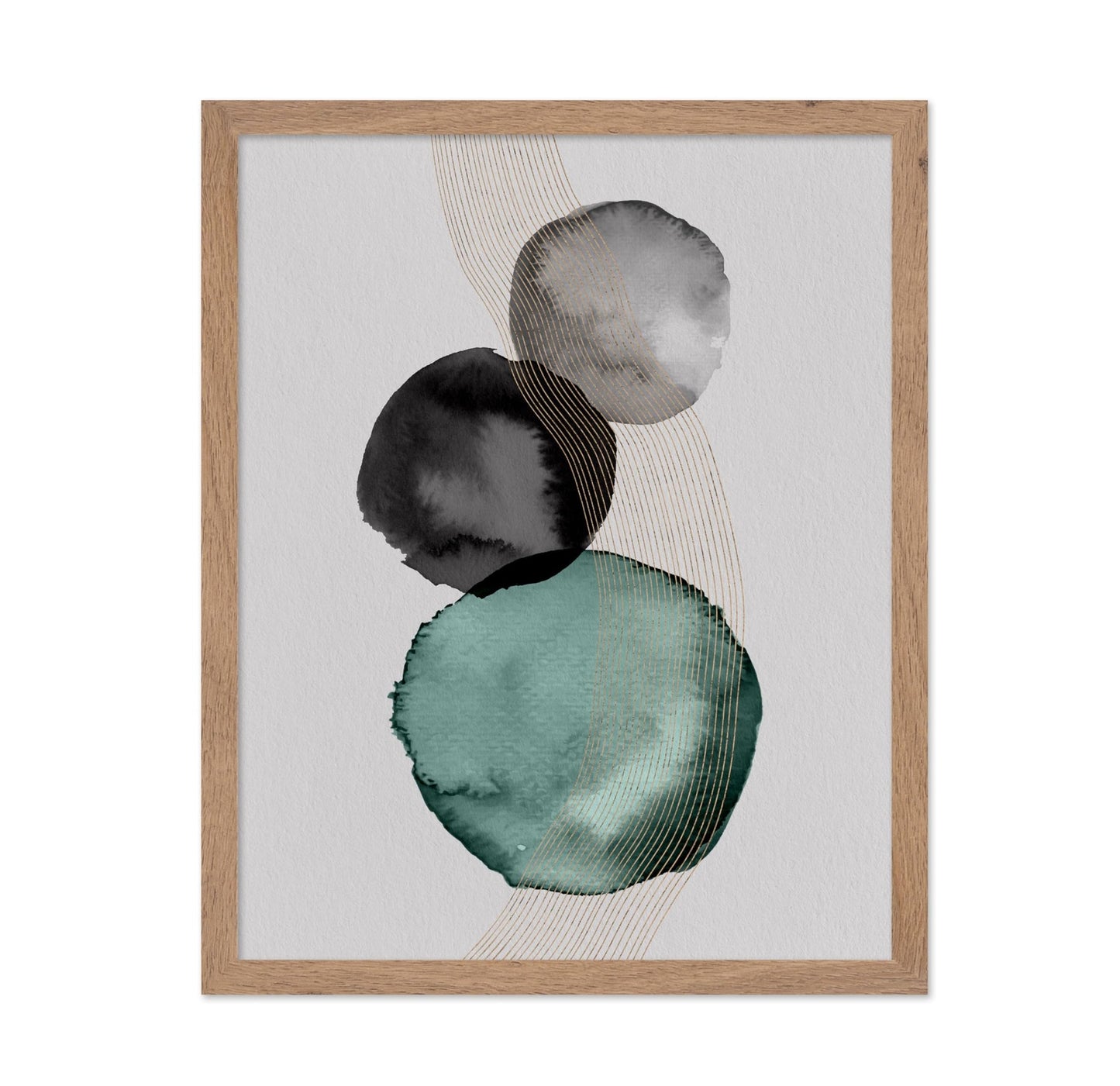 Watercolor Circles No4