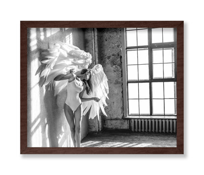 Woman with Angel Wings