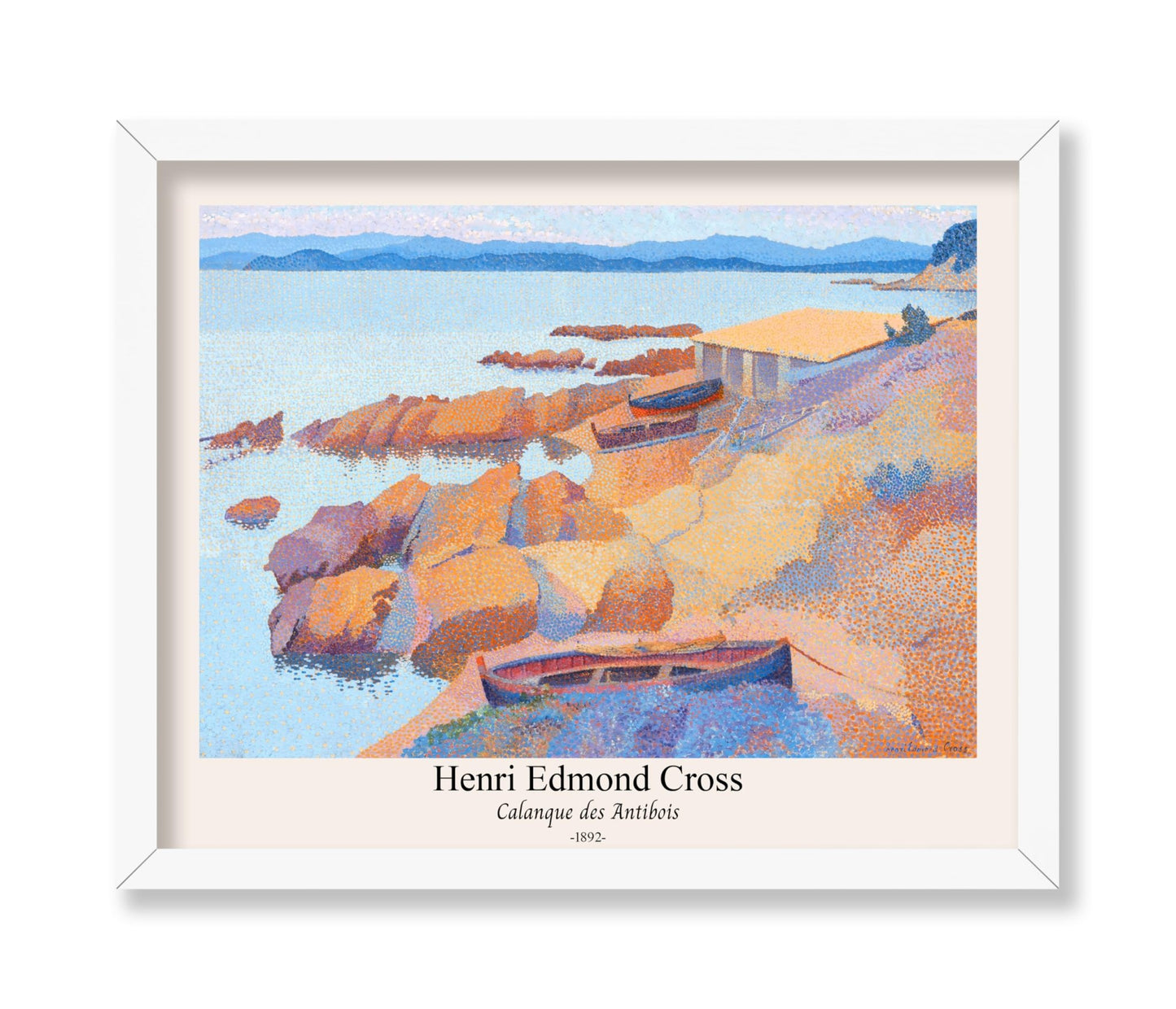 Henri Edmond Cross - Calanque des Antibois No1