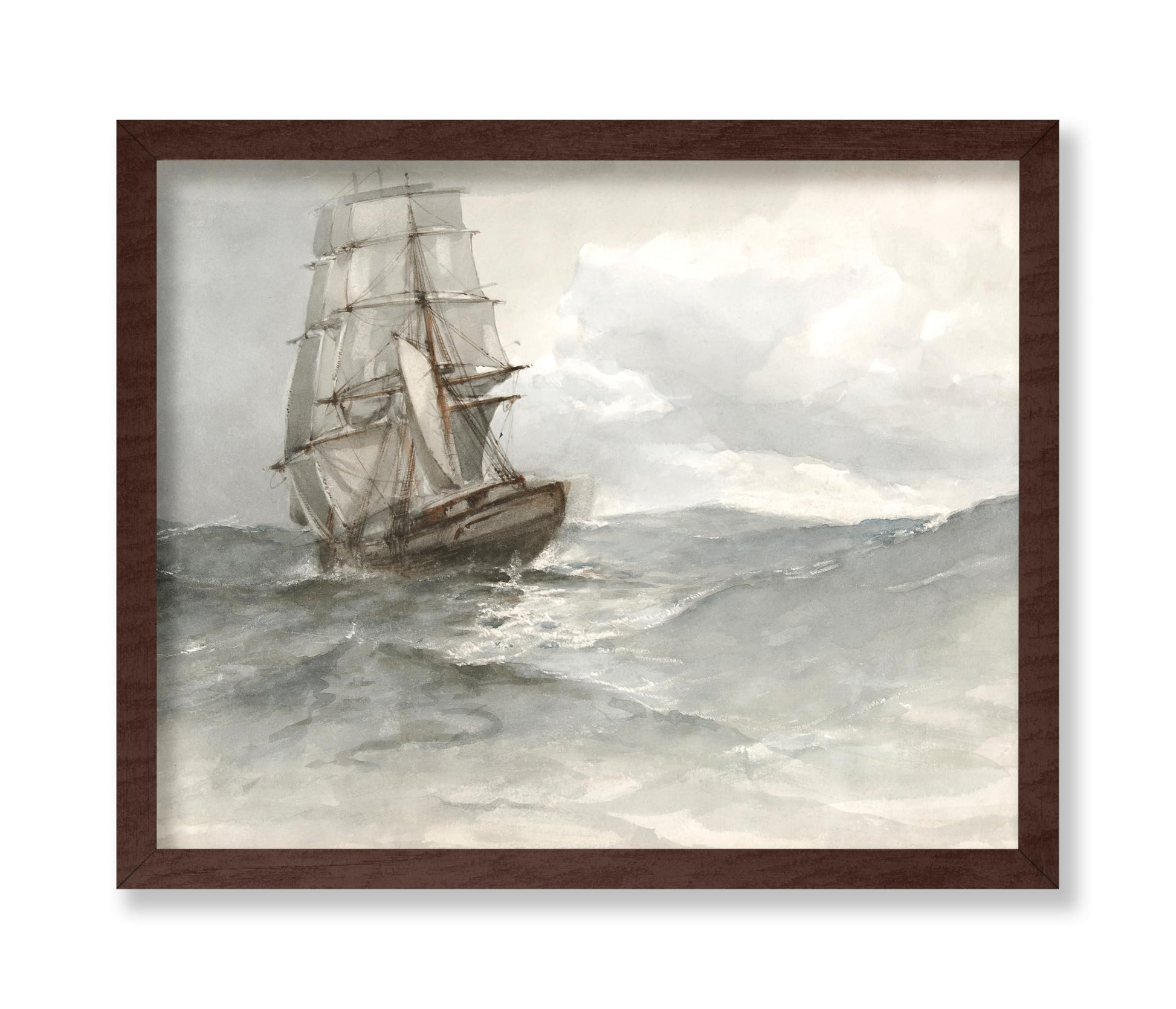 Albert Ernest Markes - Ship at Sea